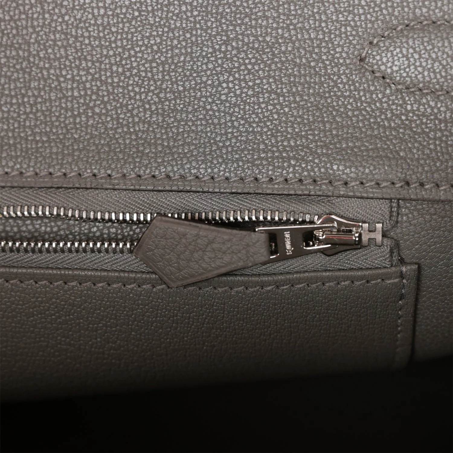 Hermes Birkin 35 Gris Meyer Togo Palladium Hardware - Image 9