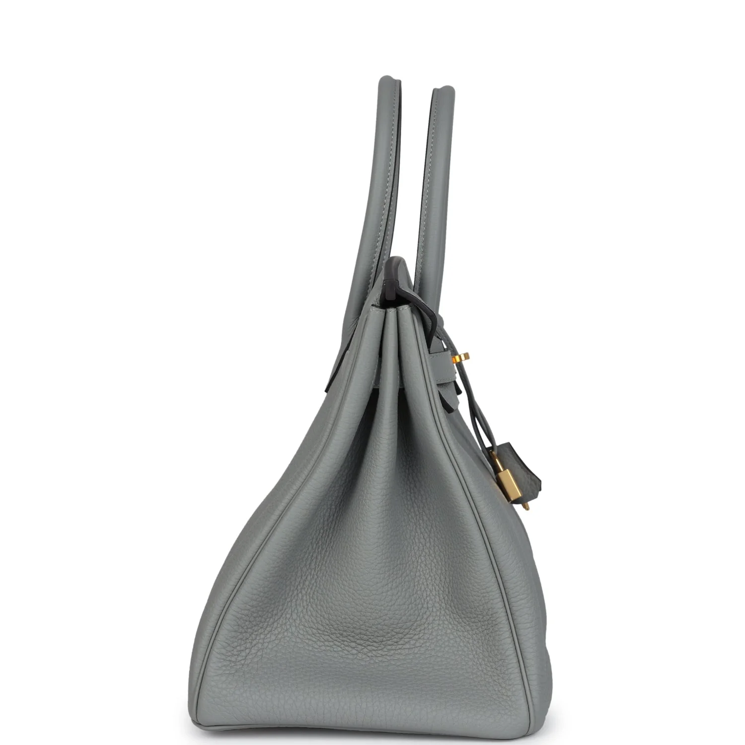 Hermes Birkin 35 Gris Mouette Togo Gold Hardware - Image 4