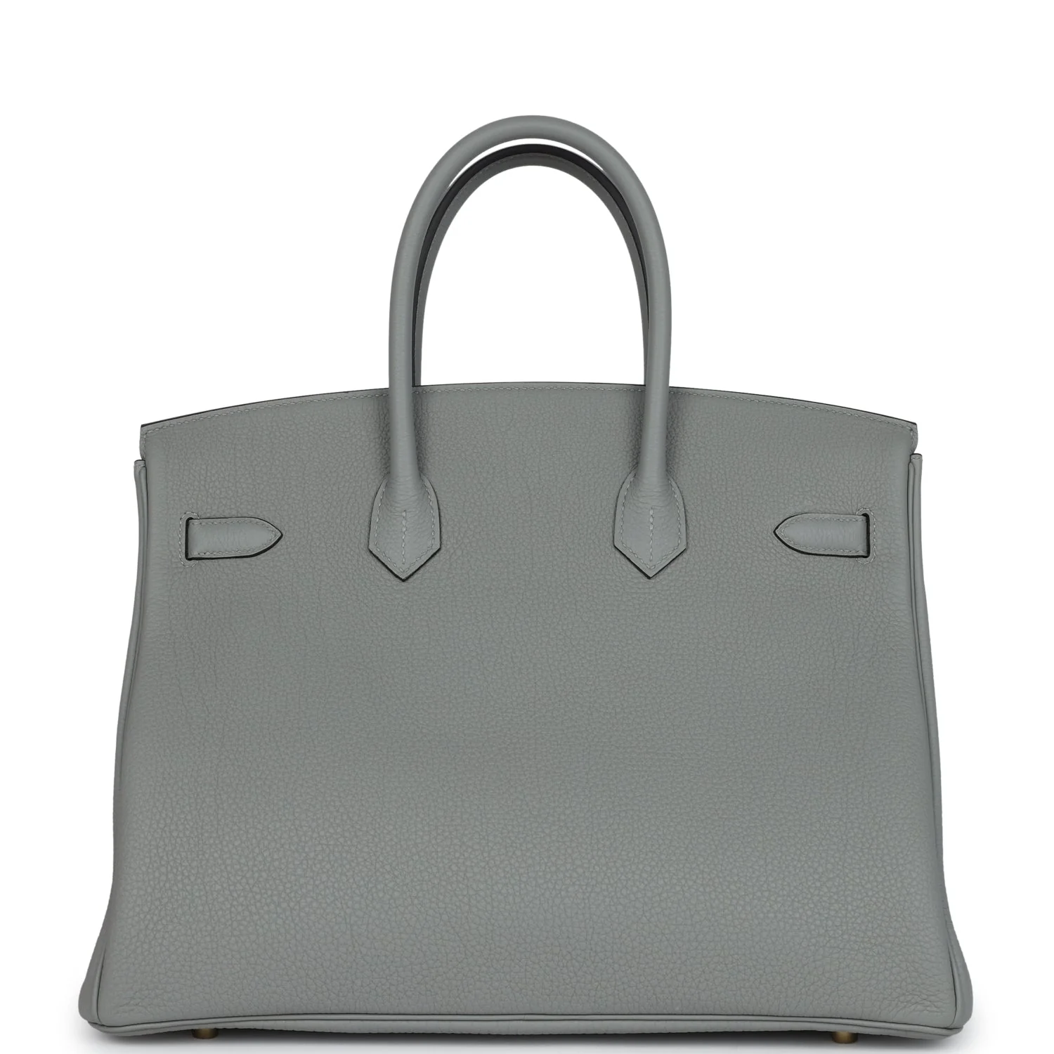 Hermes Birkin 35 Gris Mouette Togo Gold Hardware - Image 5