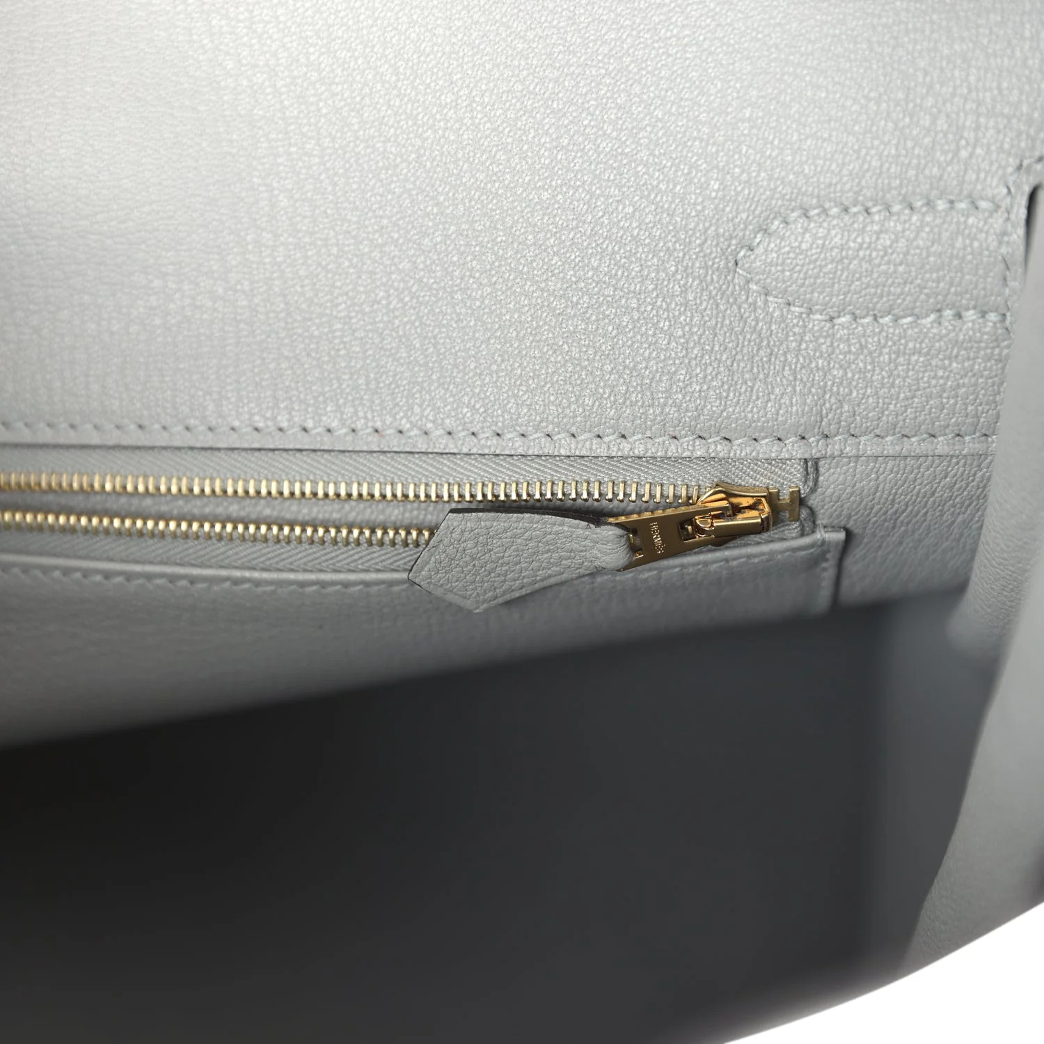 Hermes Birkin 35 Gris Mouette Togo Gold Hardware - Image 9
