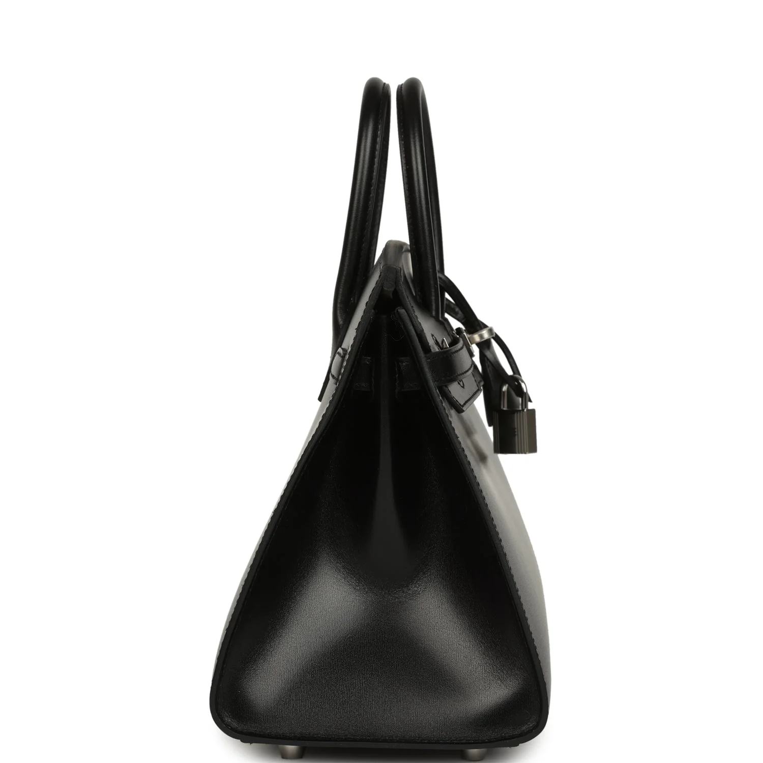 Hermes Birkin Sellier 25 Black Box Palladium Hardware - Image 4