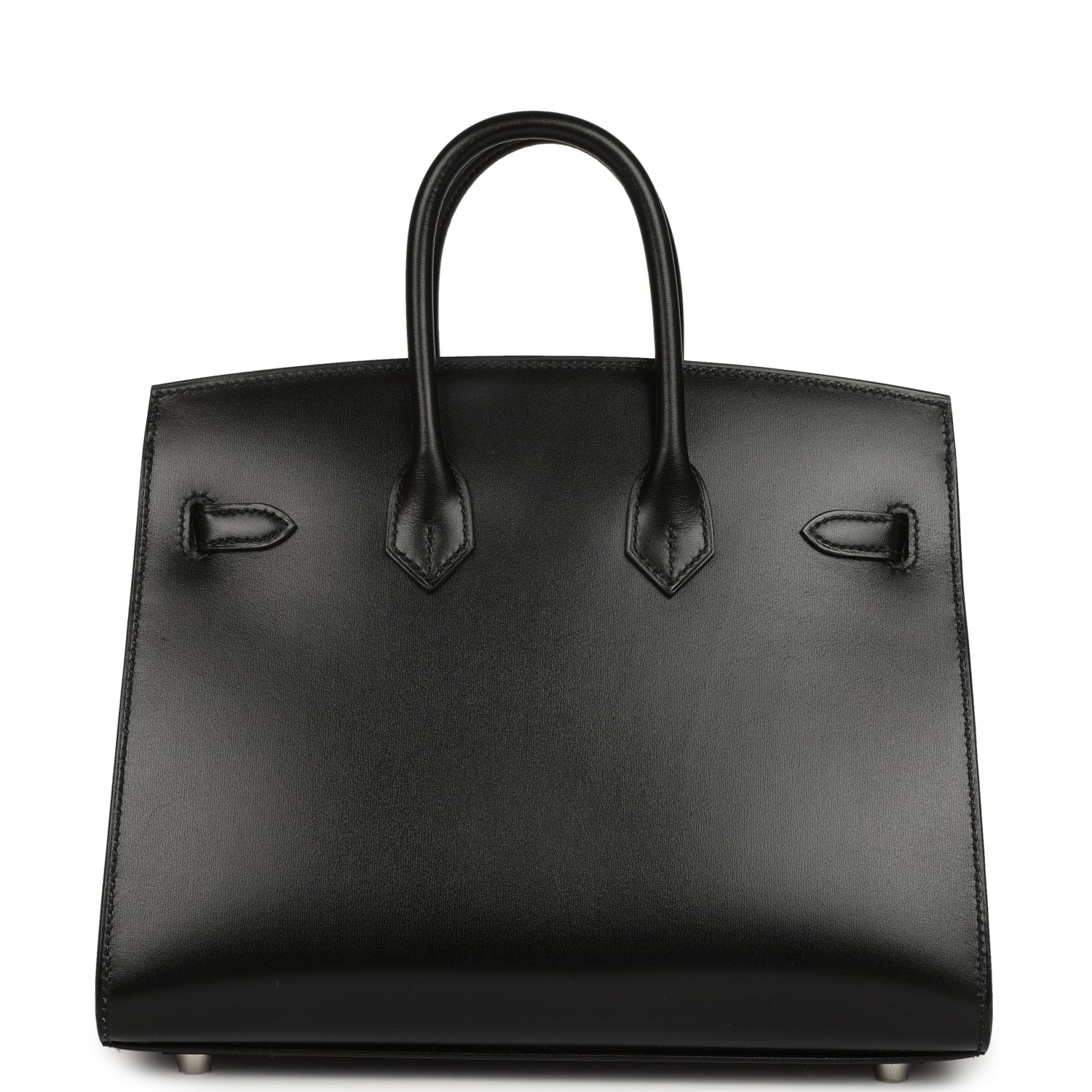 Hermes Birkin Sellier 25 Black Box Palladium Hardware - Image 5