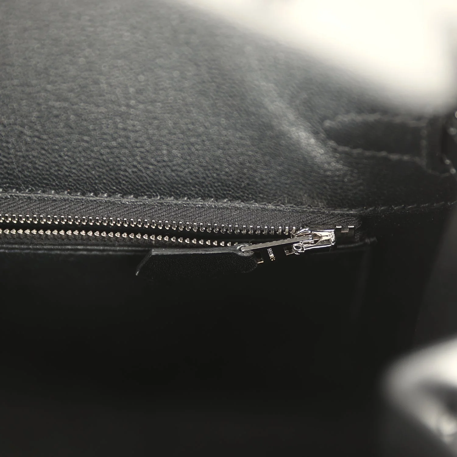 Hermes Birkin Sellier 25 Black Box Palladium Hardware - Image 9