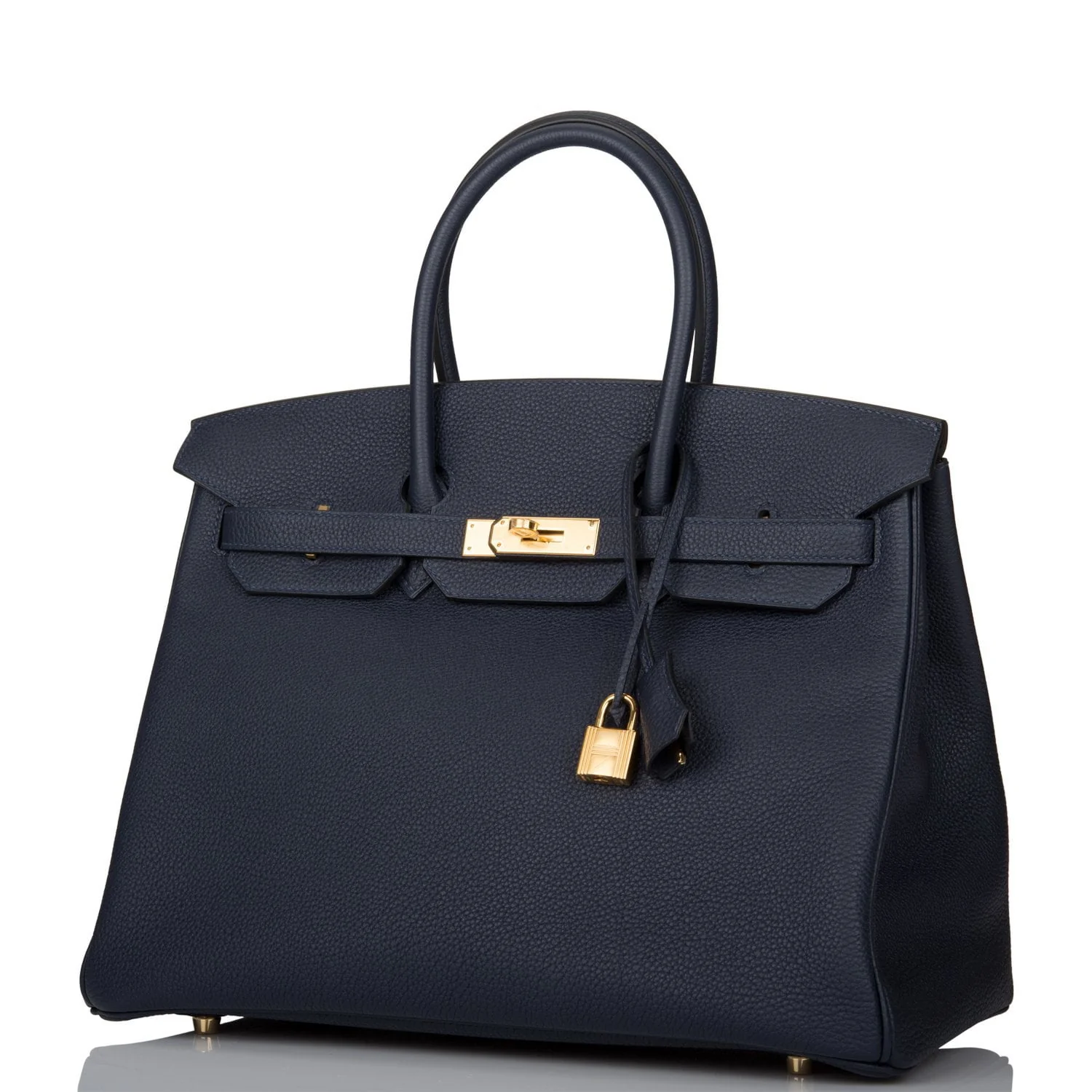 Hermes Bleu Nuit Togo Birkin 35cm Gold Hardware - Image 5