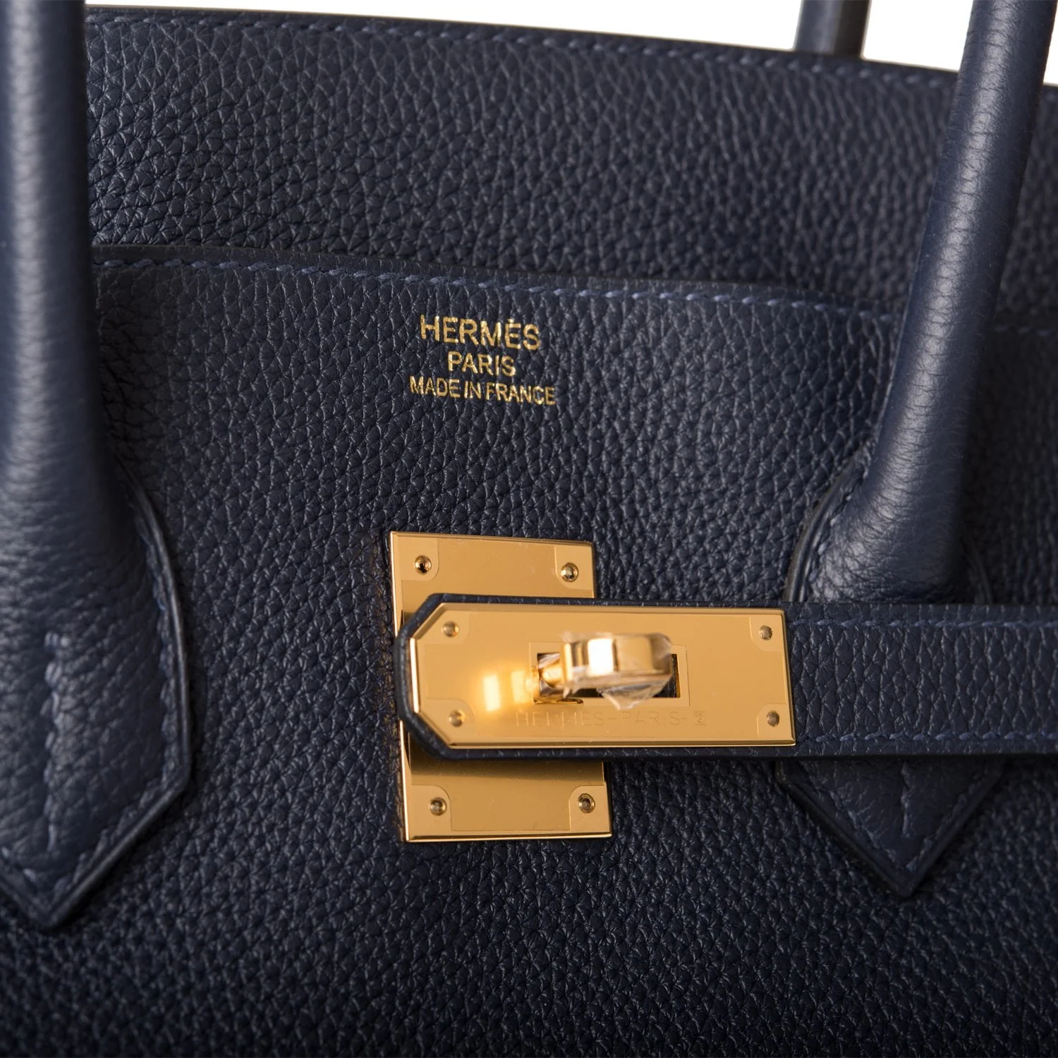 Hermes Bleu Nuit Togo Birkin 35cm Gold Hardware - Image 7