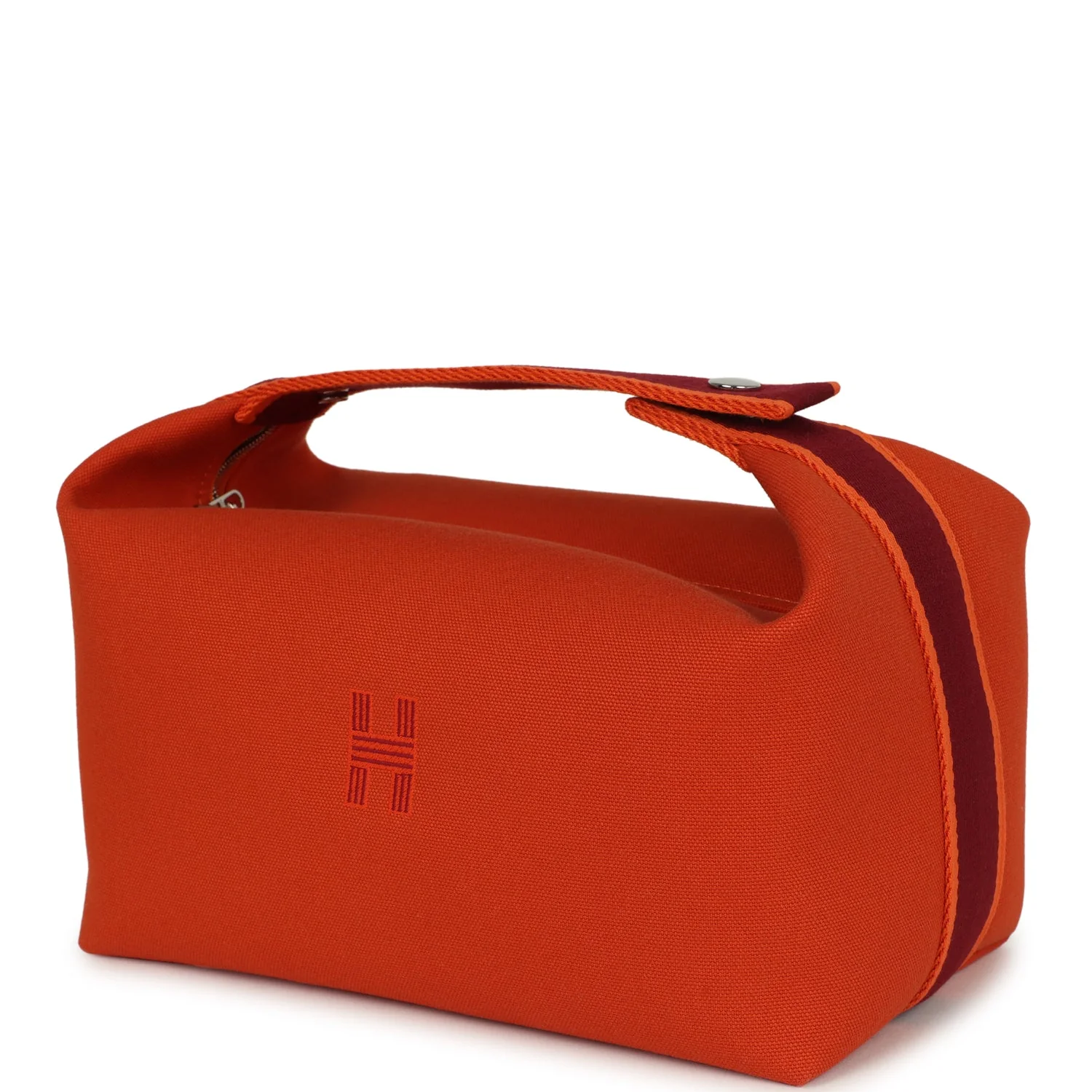 Hermes Bride A Brac GM Feu Canvas Palladium Hardware - Image 3