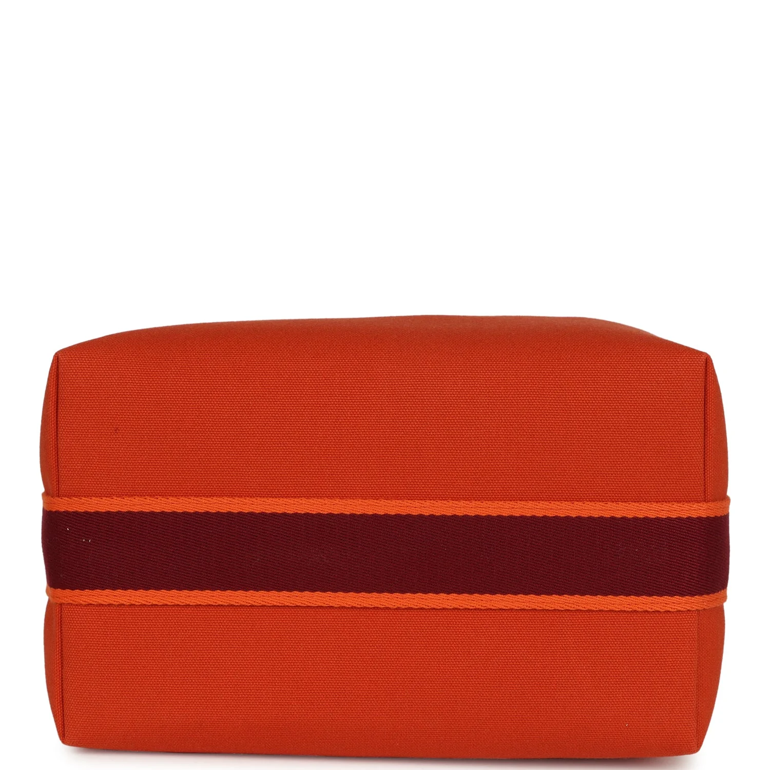 Hermes Bride A Brac GM Feu Canvas Palladium Hardware - Image 6