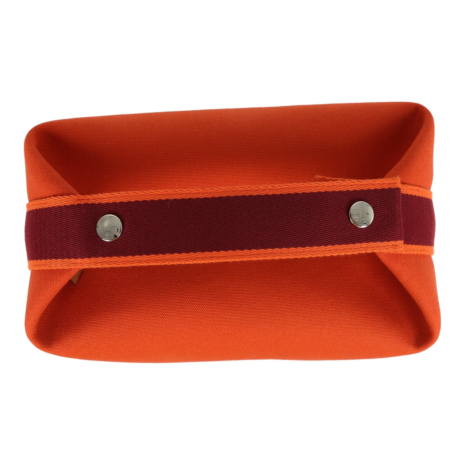 Hermes Bride A Brac GM Feu Canvas Palladium Hardware - Image 7