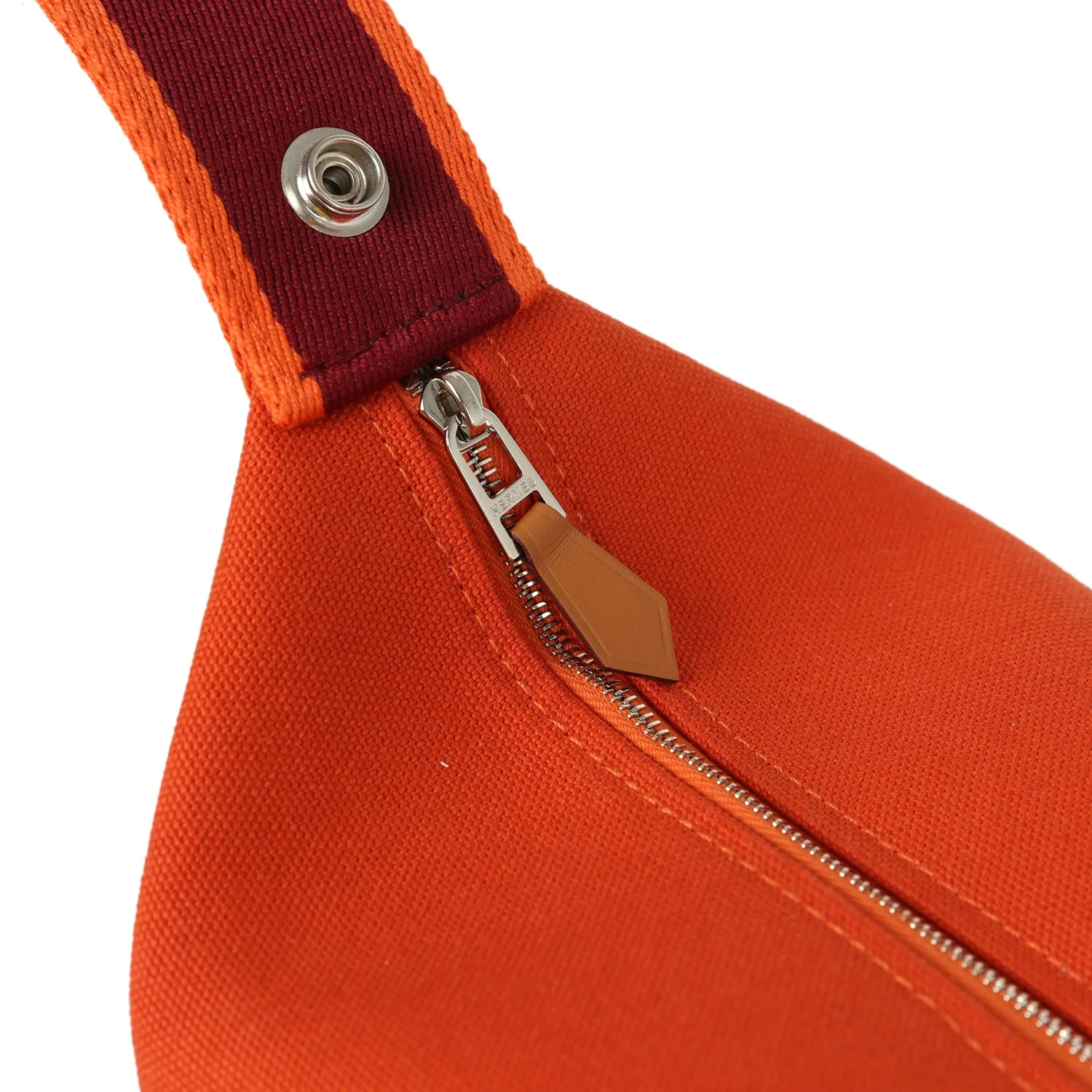 Hermes Bride A Brac GM Feu Canvas Palladium Hardware - Image 8