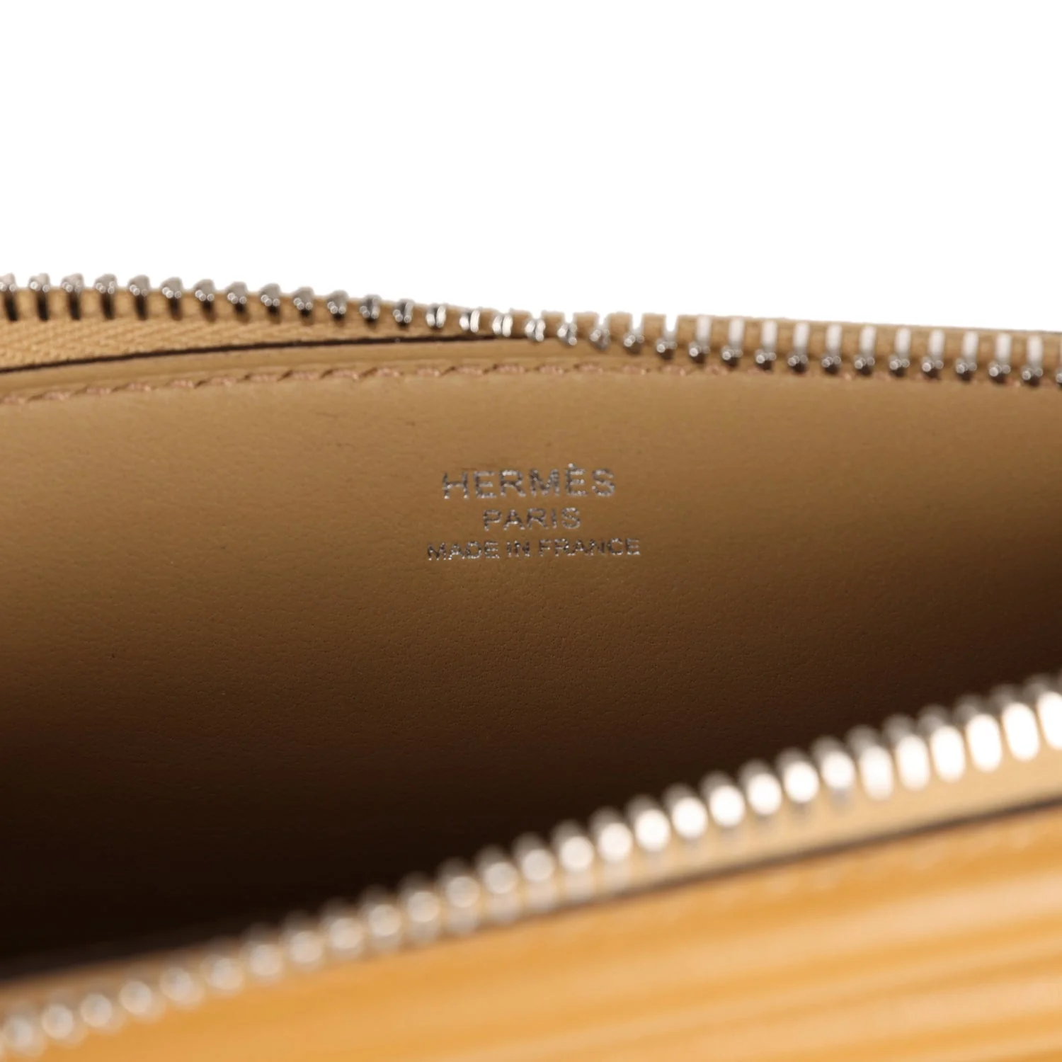 Hermes Cadena Lock Bag Poussiere Tadelakt Palladium Hardware - Image 10