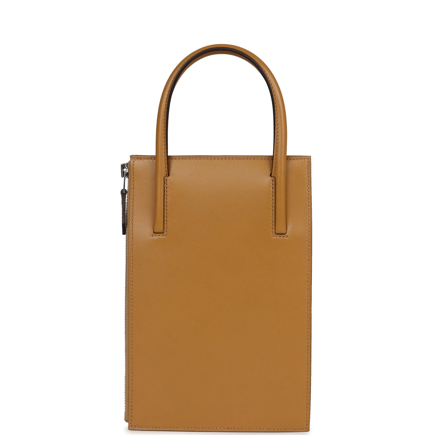 Hermes Cadena Lock Bag Poussiere Tadelakt Palladium Hardware - Image 4