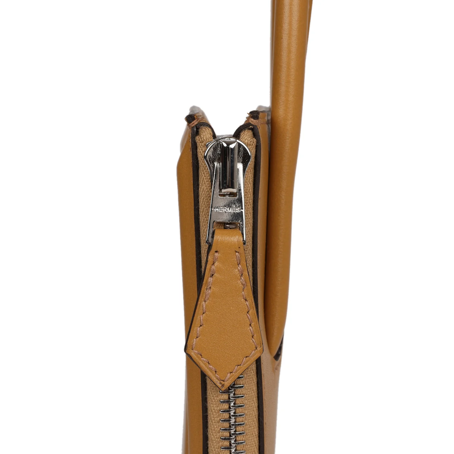 Hermes Cadena Lock Bag Poussiere Tadelakt Palladium Hardware - Image 8