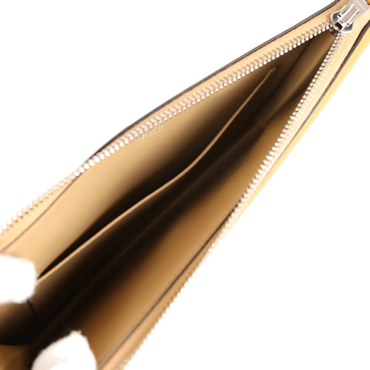 Hermes Cadena Lock Bag Poussiere Tadelakt Palladium Hardware - Image 9