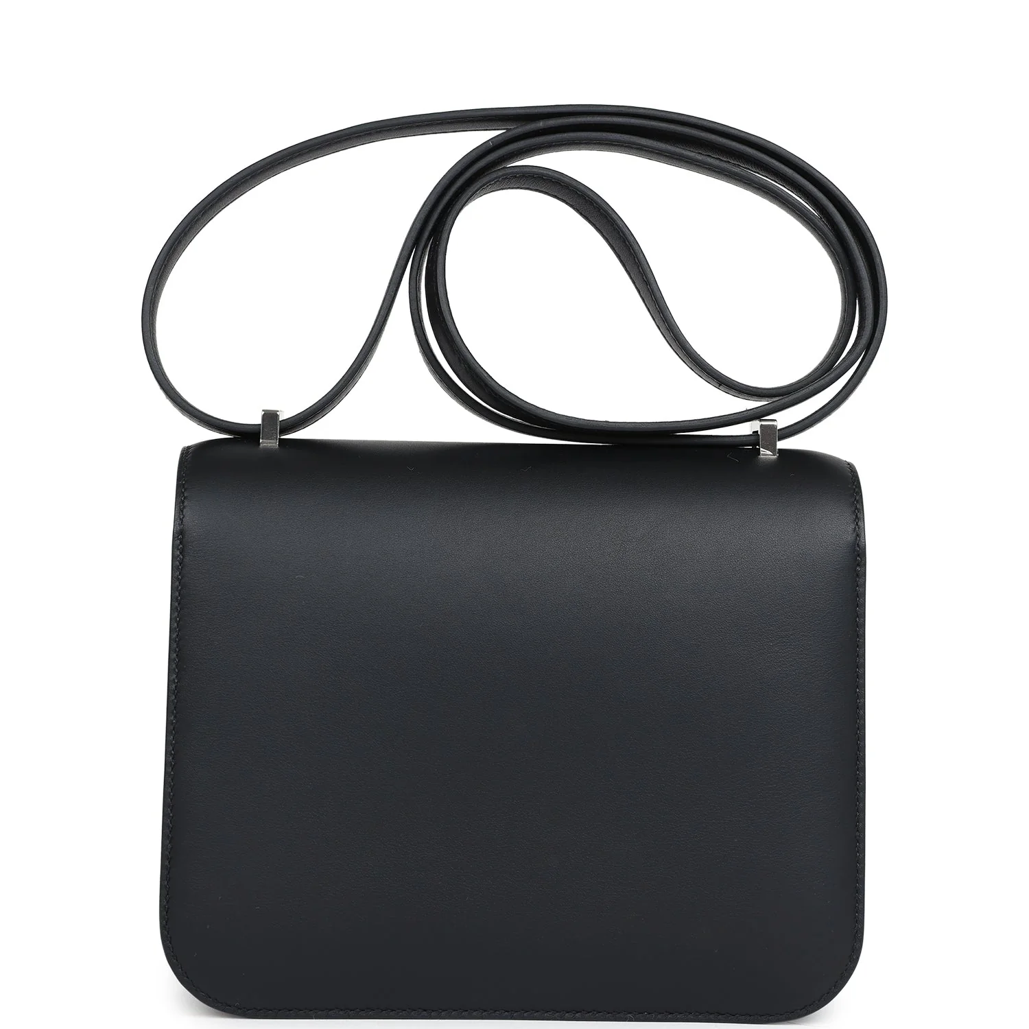 Hermes Constance 18 "Dancing Flowers" Black Embroidered Swift Palladium Hardware - Image 4