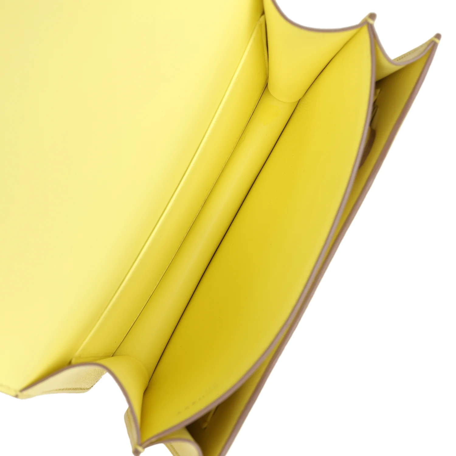Hermes Constance 18 Limoncello Chevre Mysore Palladium Hardware - Image 9