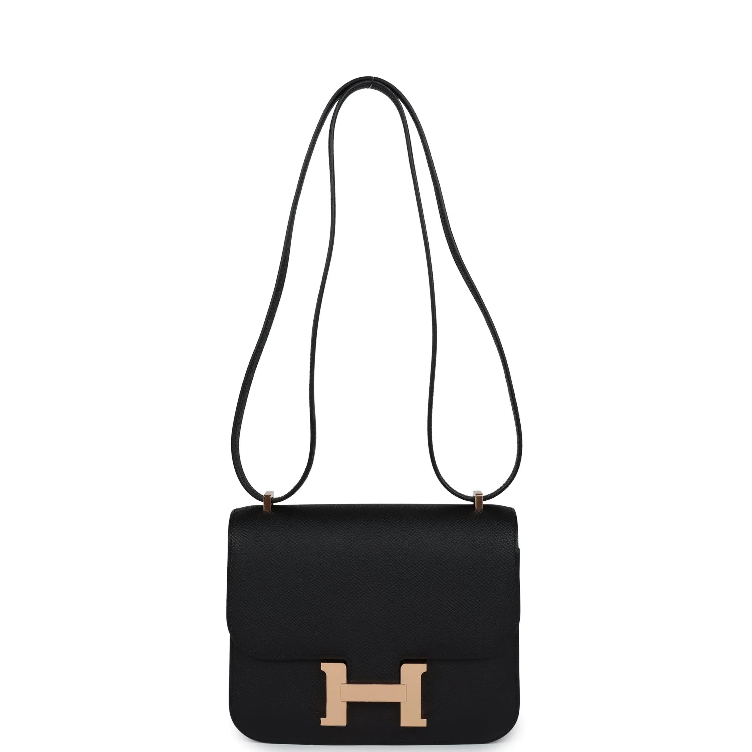 Hermes Constance 18 Black Epsom Rose Gold Hardware - Image 7