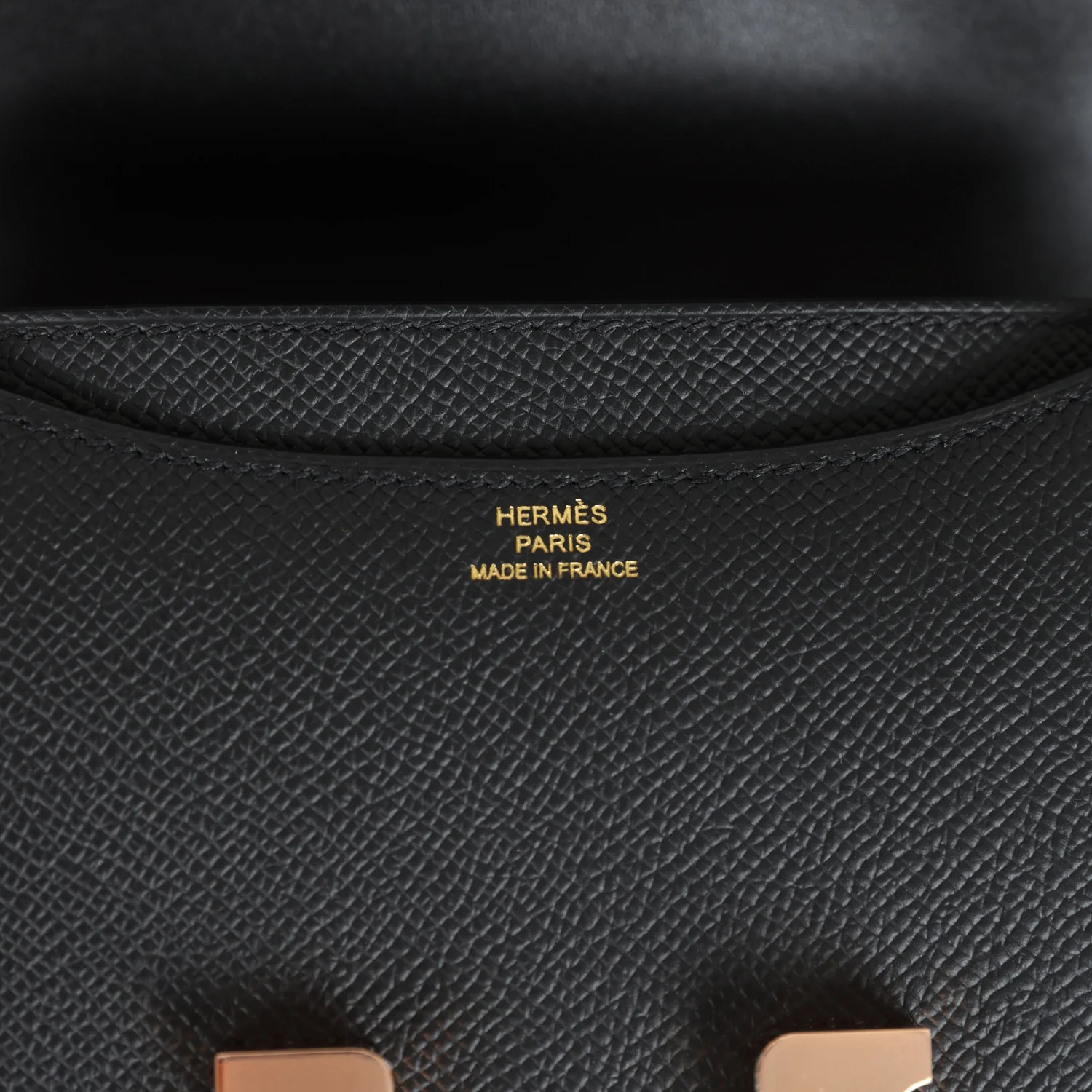 Hermes Constance 18 Black Epsom Rose Gold Hardware - Image 8