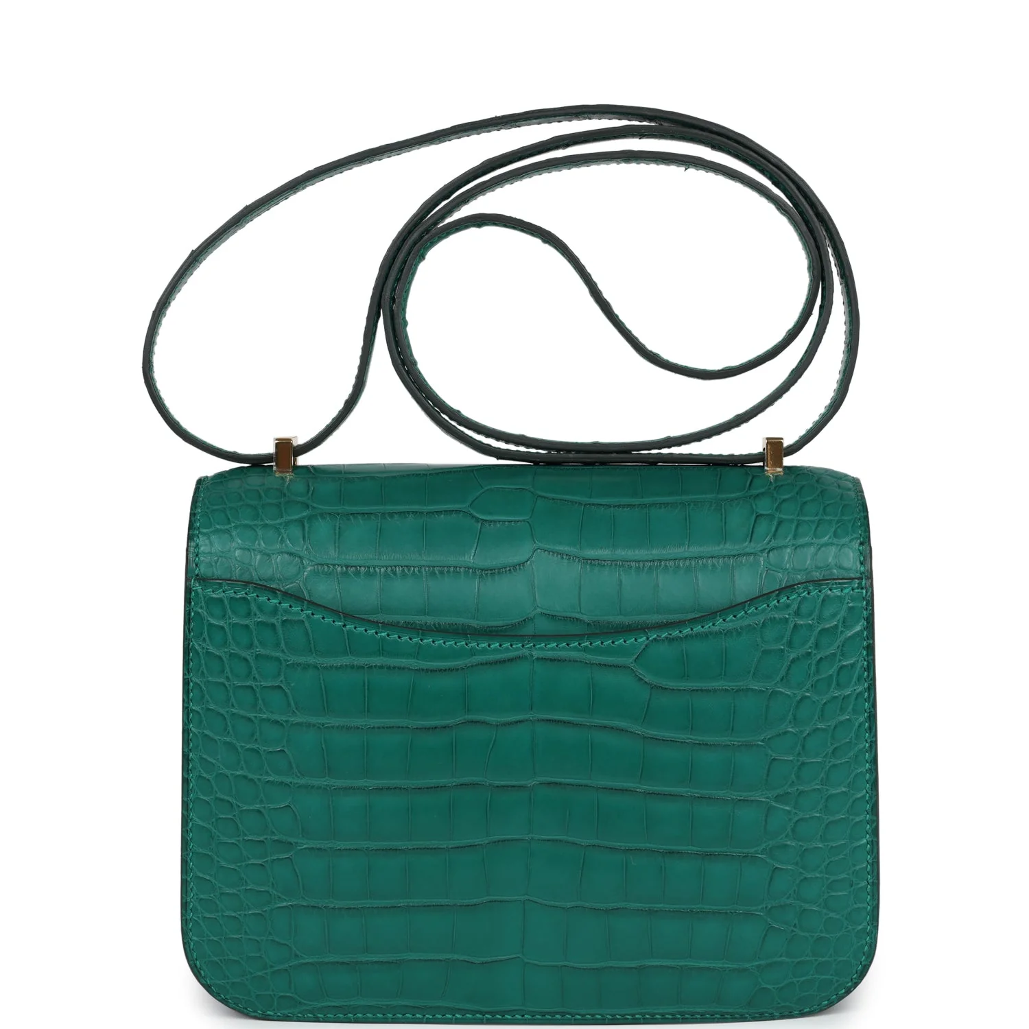 Hermes Constance 18 Malachite Matte Alligator Gold Hardware - Image 4
