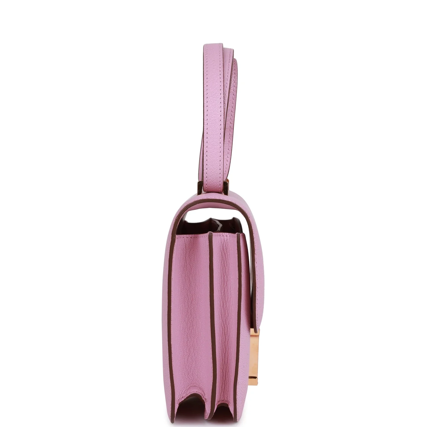 Hermes Constance 18 Mauve Sylvestre Chevre Rose Gold Hardware - Image 3