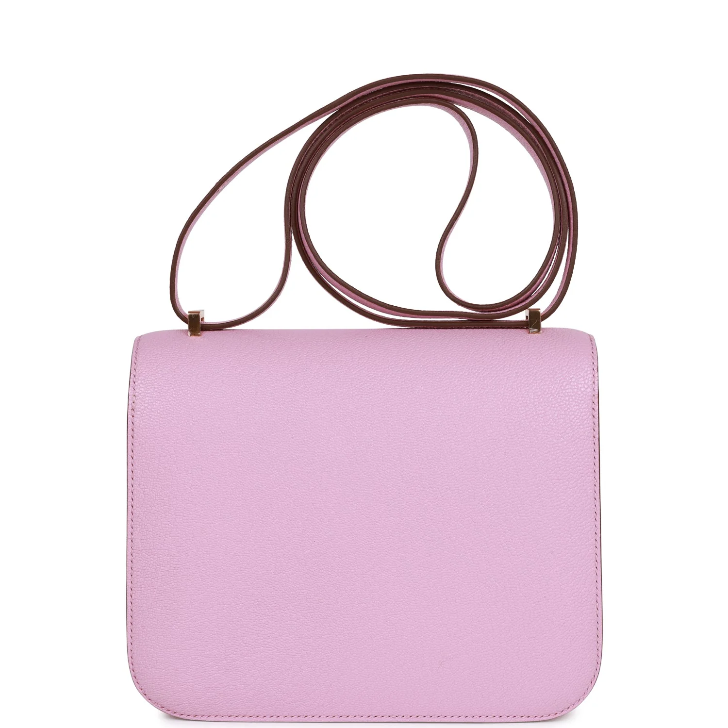 Hermes Constance 18 Mauve Sylvestre Chevre Rose Gold Hardware - Image 4