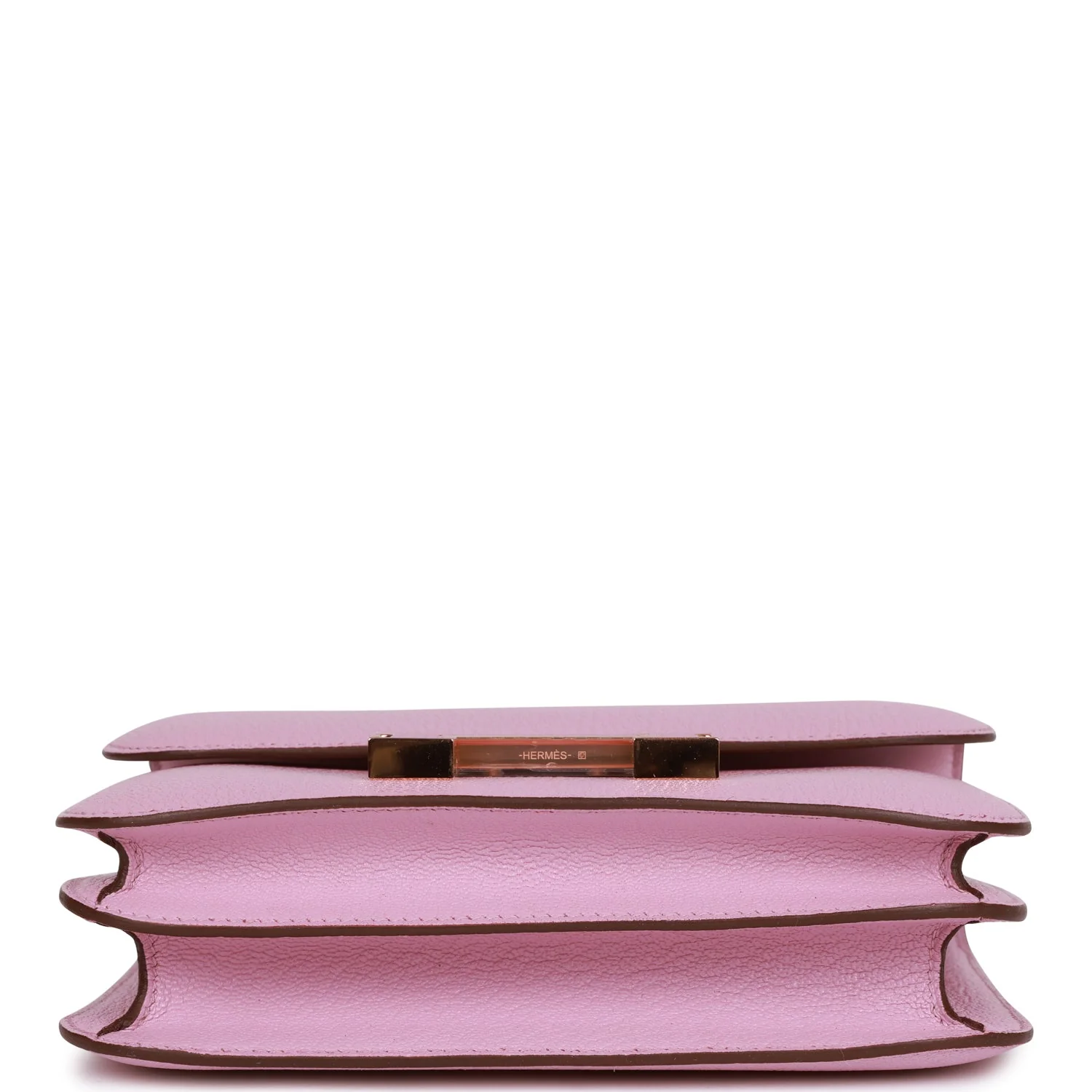 Hermes Constance 18 Mauve Sylvestre Chevre Rose Gold Hardware - Image 6