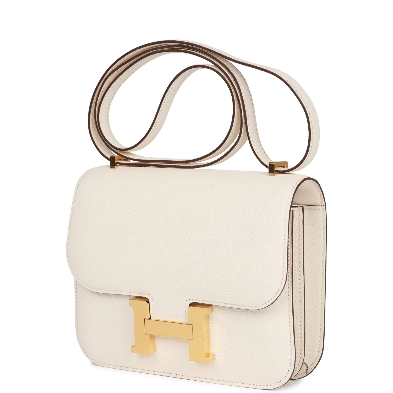 Hermes Constance 18 Nata Chevre Mysore Gold Hardware - Image 5