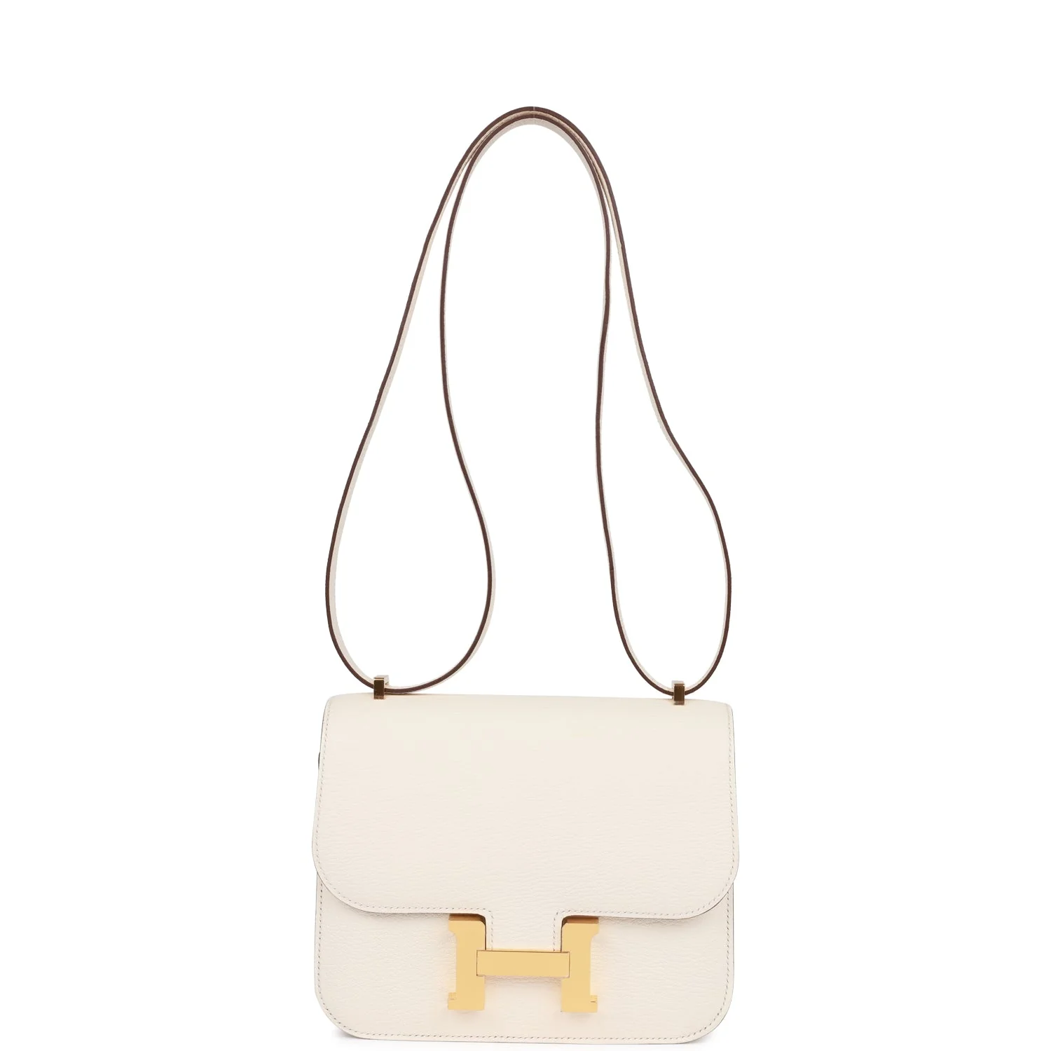Hermes Constance 18 Nata Chevre Mysore Gold Hardware - Image 7