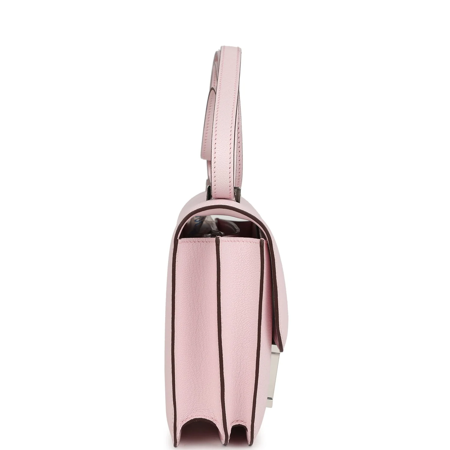 Hermes Constance 18 Rose Darling Chevre Mysore Palladium Hardware - Image 3