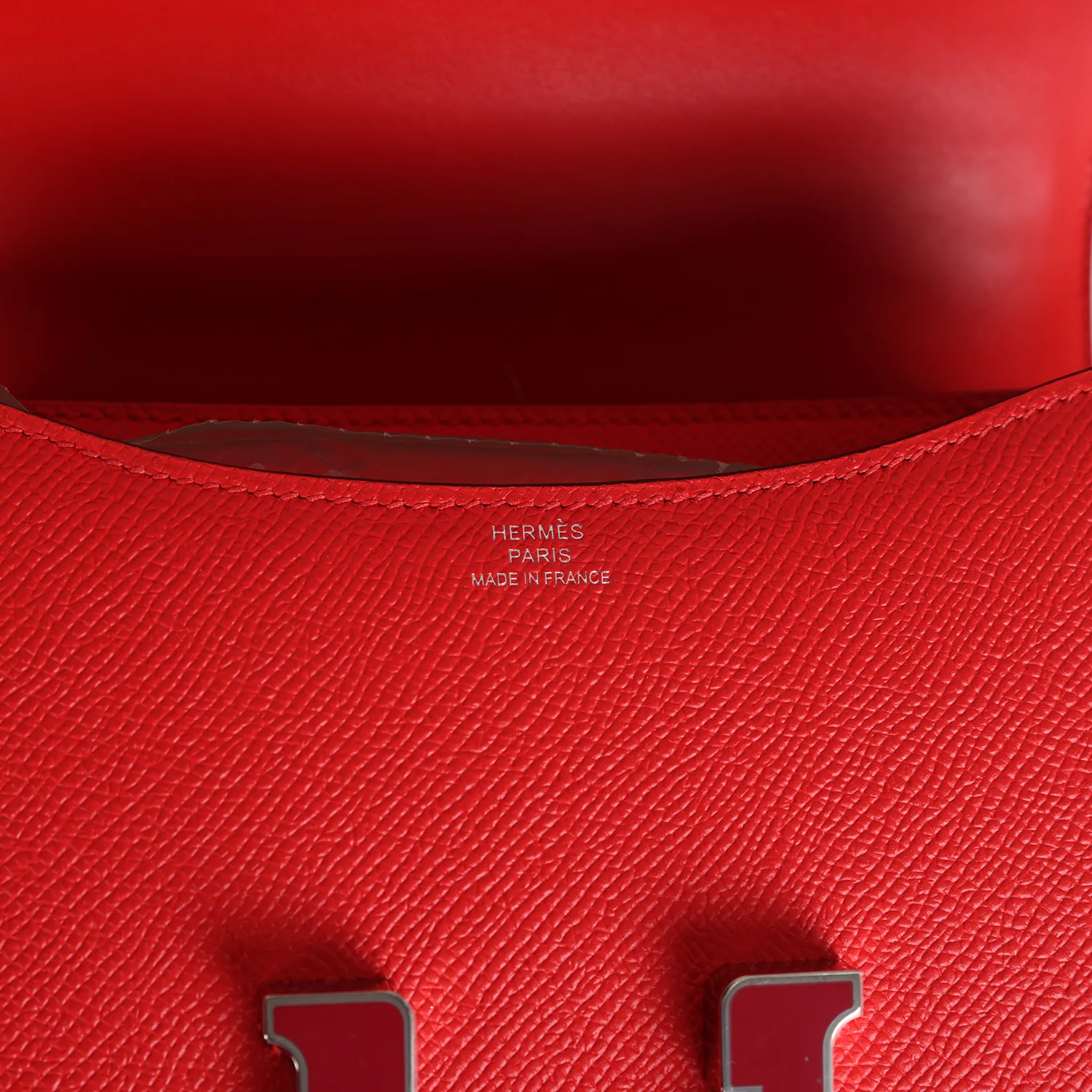 Hermes Constance 18 Rouge De Coeur Epsom Lacquered Palladium Hardware - Image 8