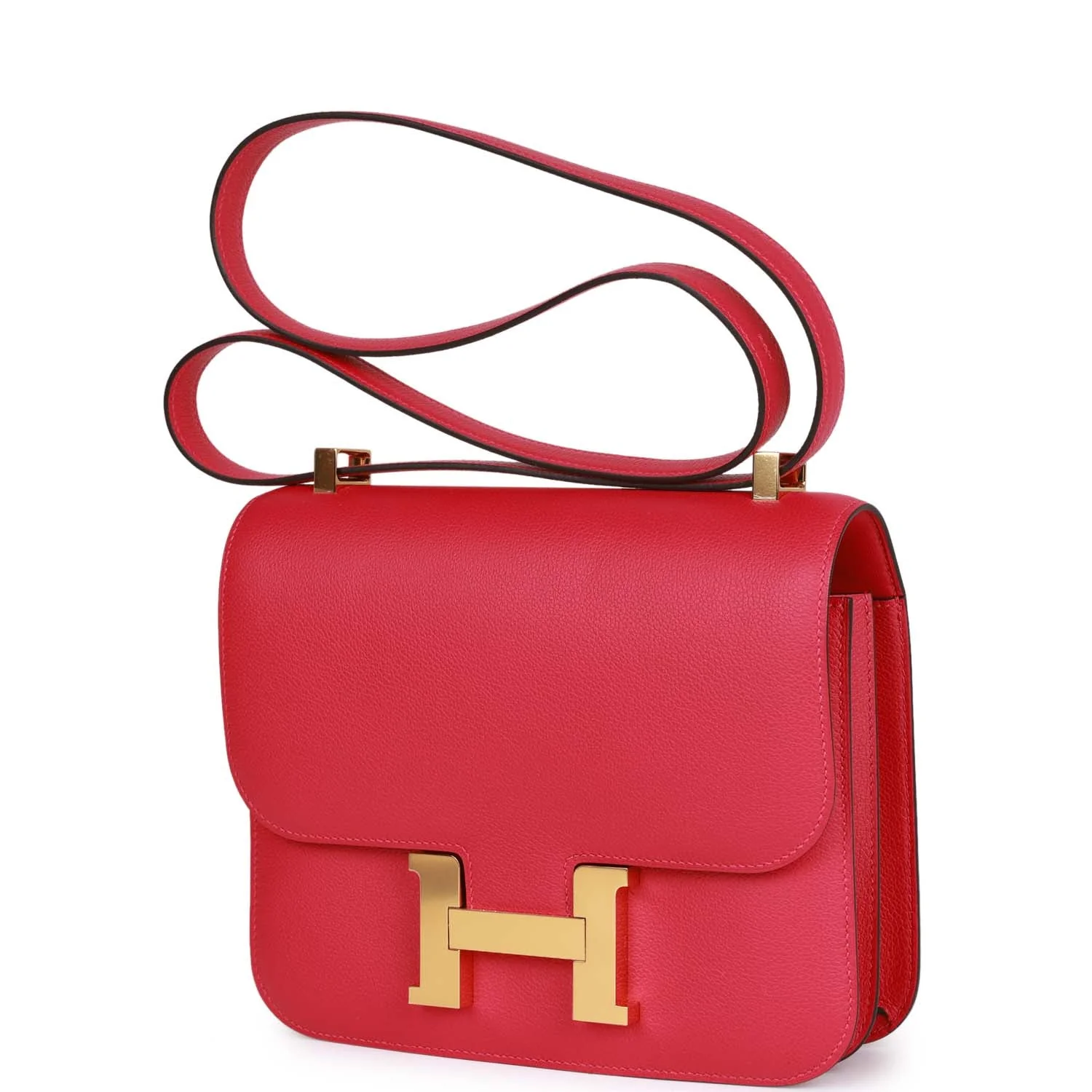 Hermes Constance 24 Framboise Evercolor Gold Hardware - Image 5
