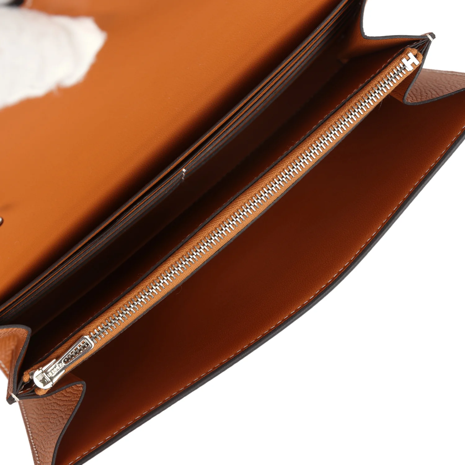 Hermes Constance To Go Wallet Toffee Epsom Palladium Hardware - Image 8