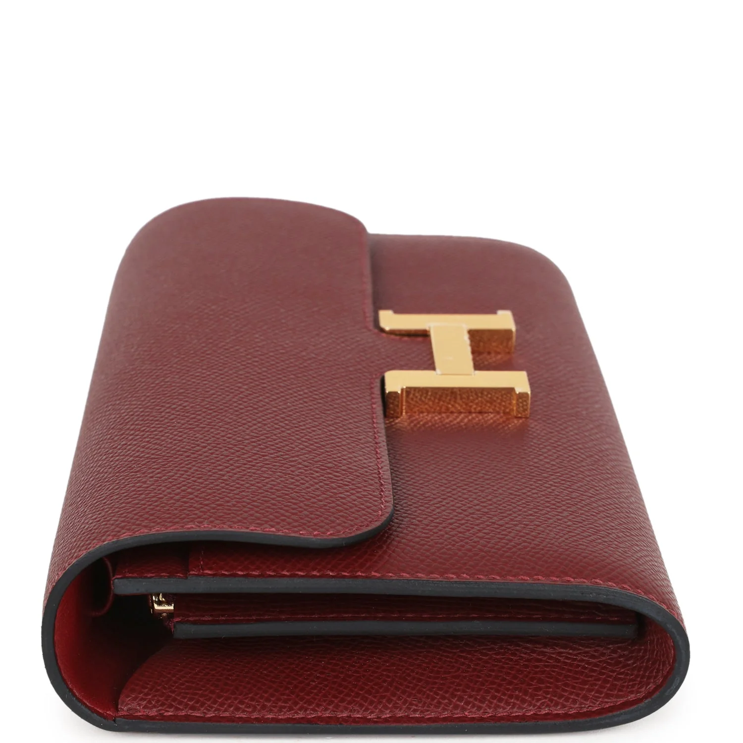 Hermes Constance Wallet To Go Rouge H Epsom Gold Hardware - Image 3