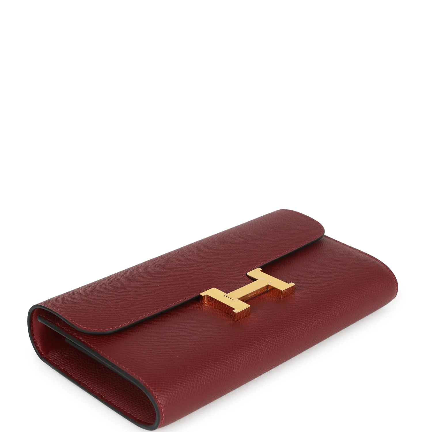 Hermes Constance Wallet To Go Rouge H Epsom Gold Hardware - Image 6