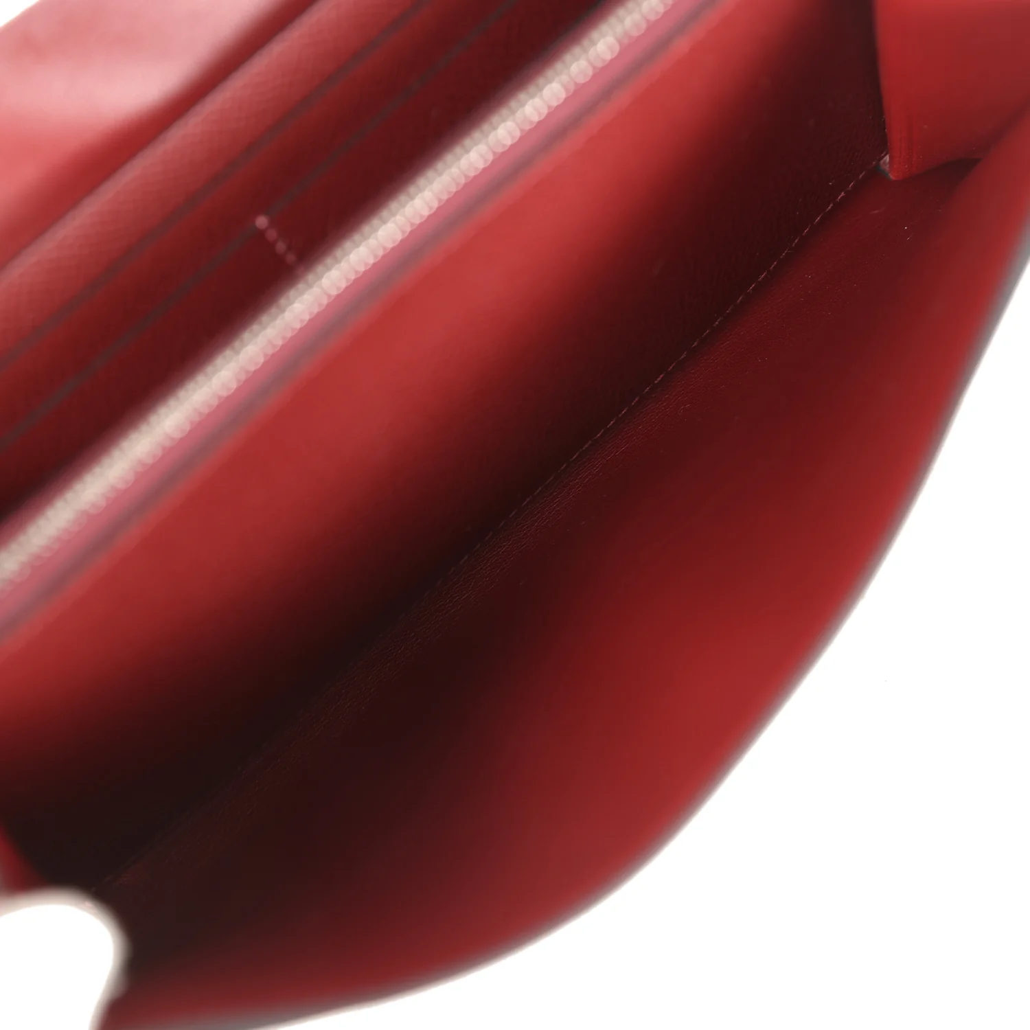 Hermes Constance Wallet To Go Rouge H Epsom Palladium Hardware - Image 9