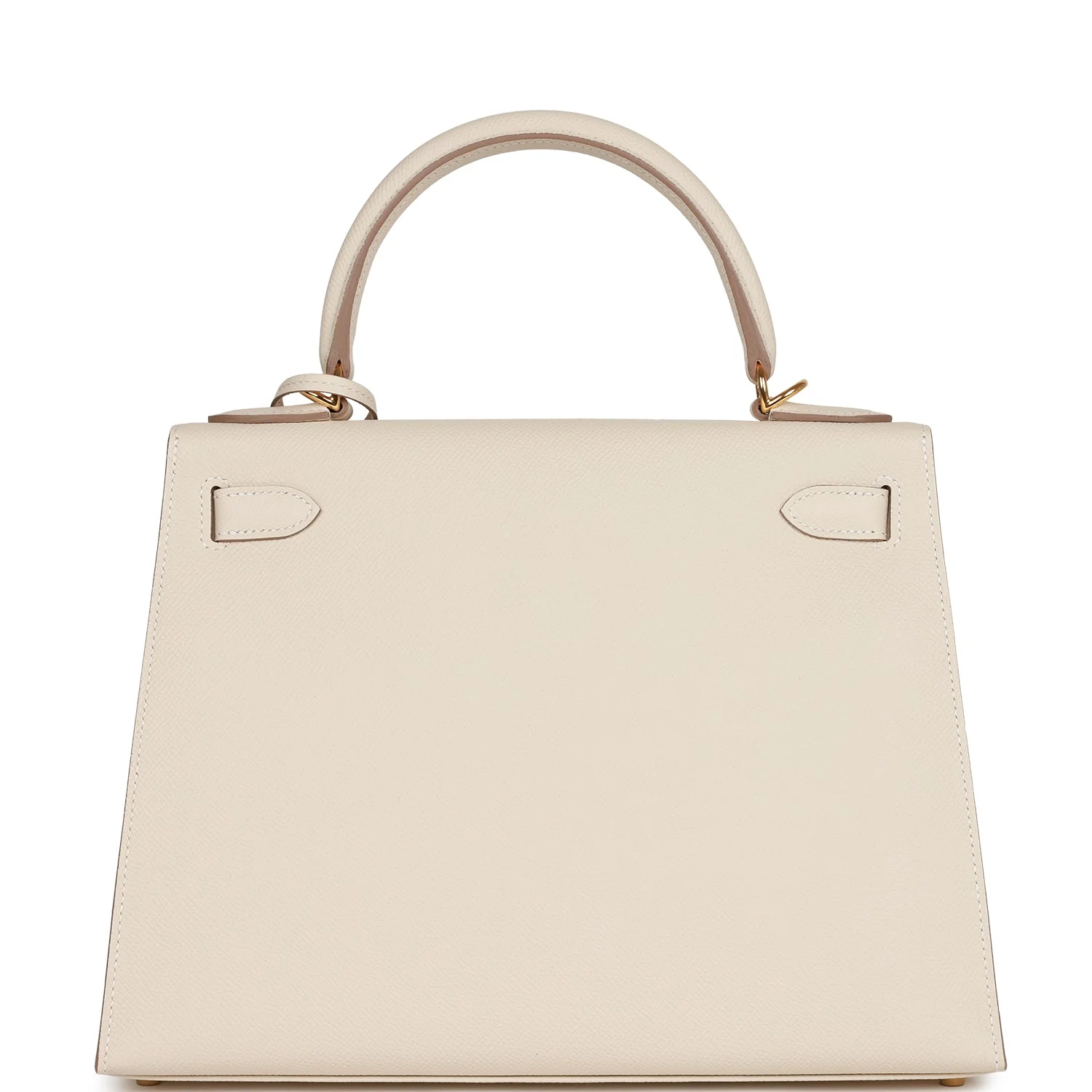 Hermes Sellier Kelly 28 Craie Epsom Gold Hardware - Image 4