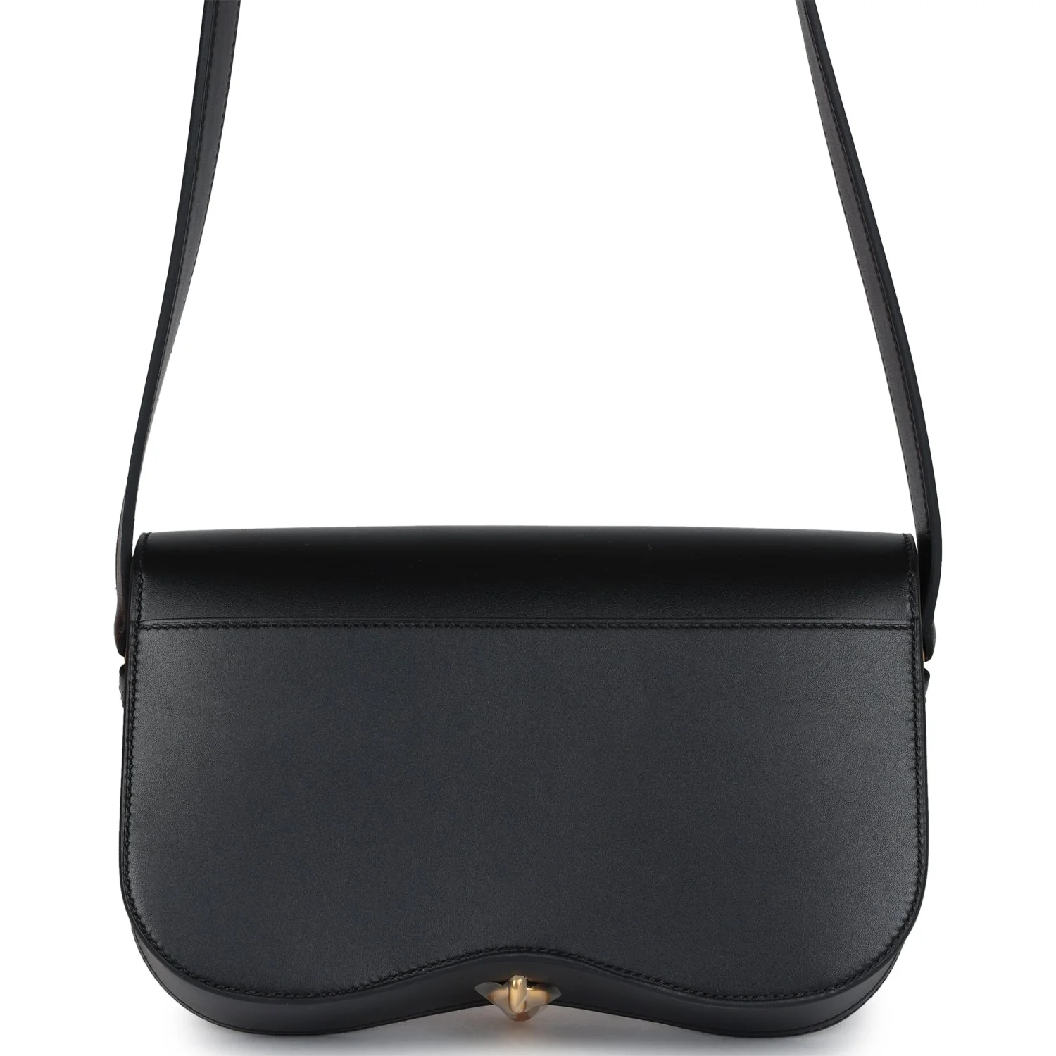 Hermes Della Cavalleria Elan Black Tadelakt Gold Hardware - Image 4
