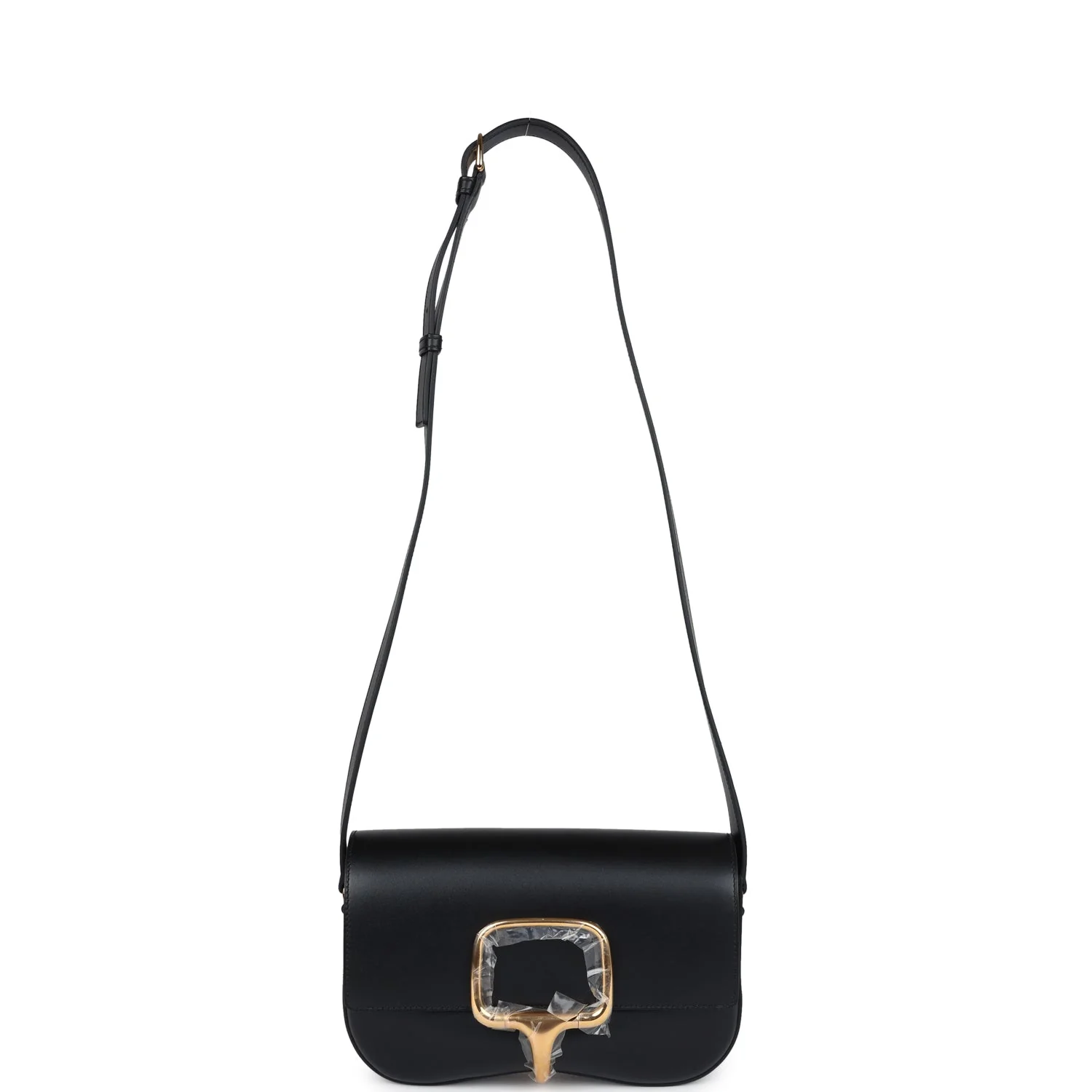 Hermes Della Cavalleria Elan Black Tadelakt Gold Hardware - Image 7