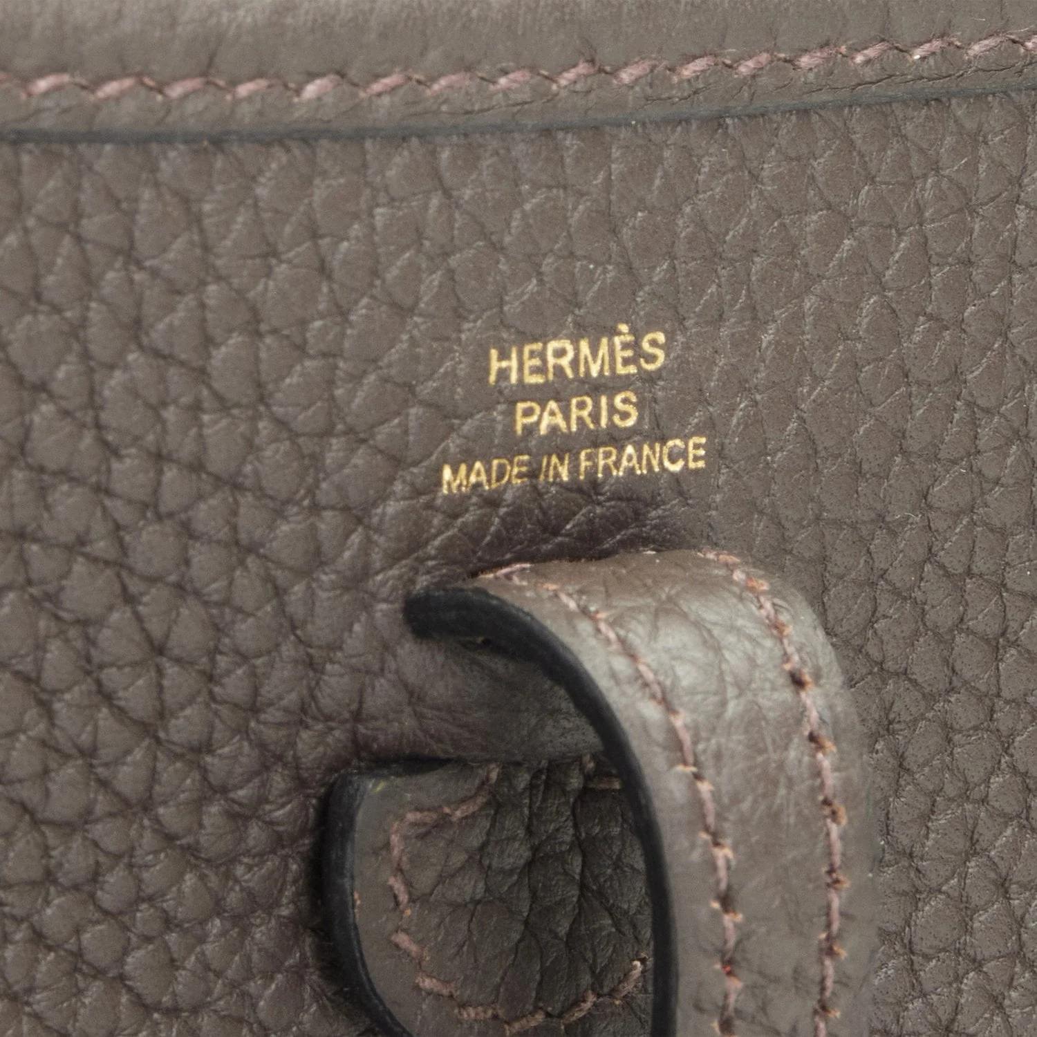 Hermes Evelyne TPM Ebene Clemence Gold Hardware - Image 8