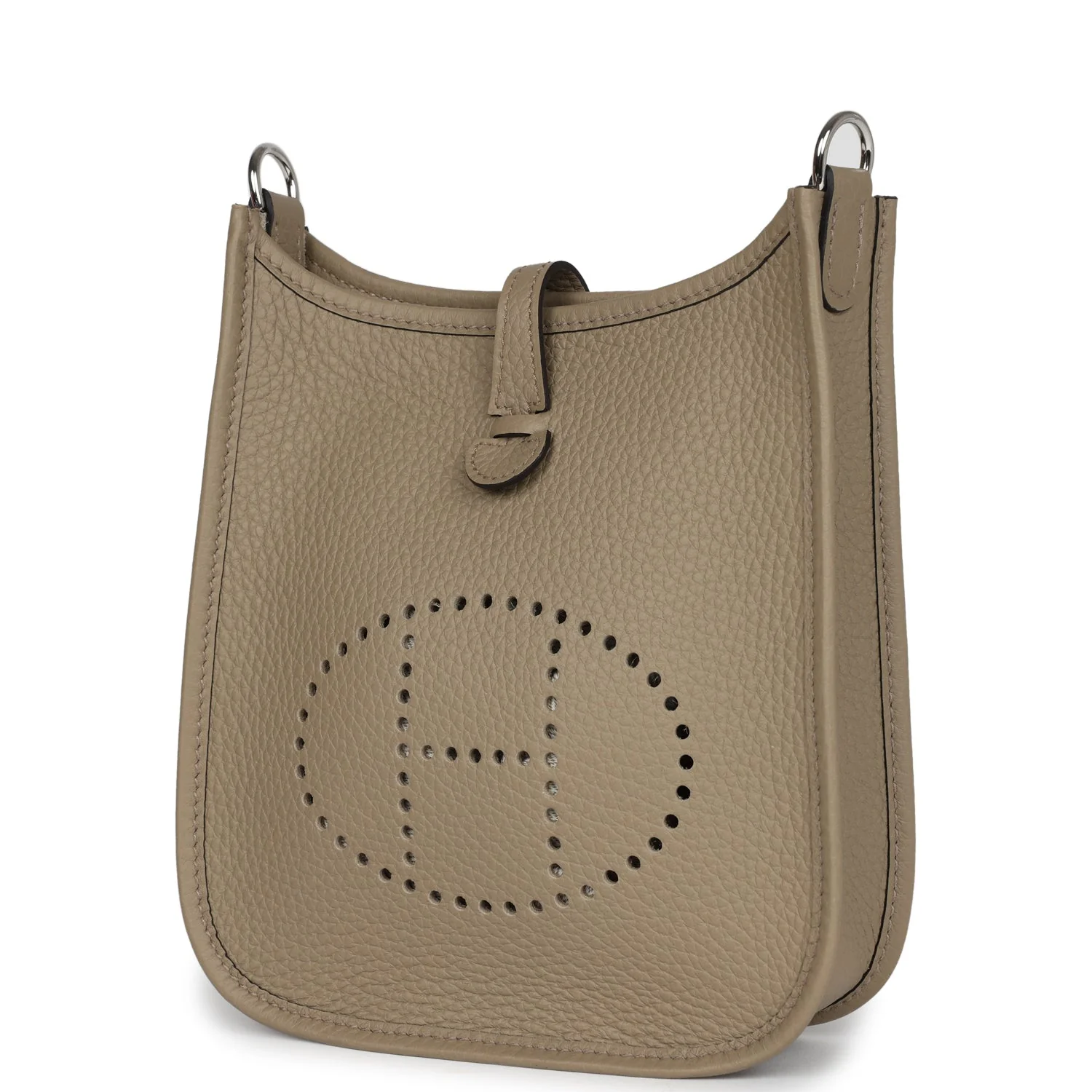 Hermes Evelyne TPM Beige Marfa Clemence Palladium Hardware - Image 5