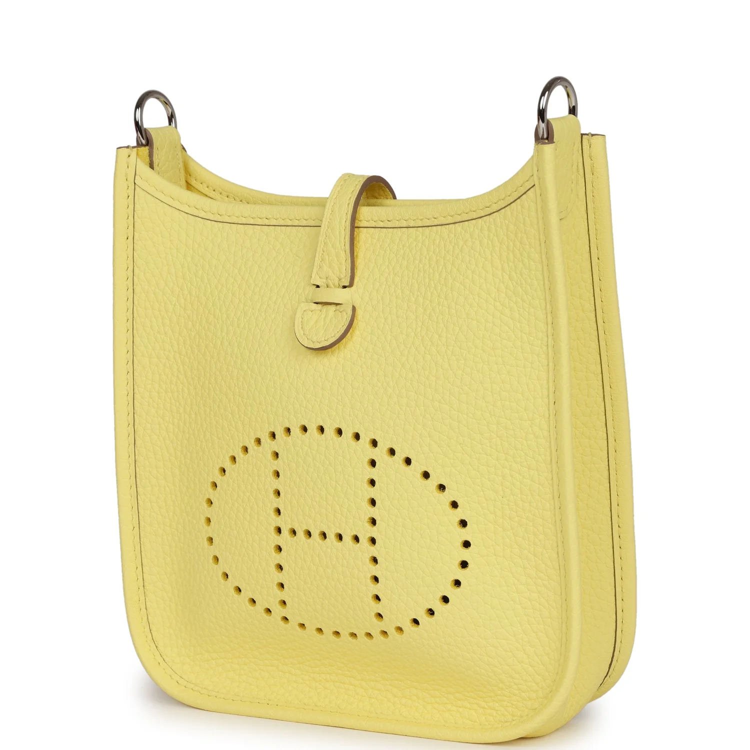 Hermes Evelyne TPM Limoncello Clemence Palladium Hardware - Image 5