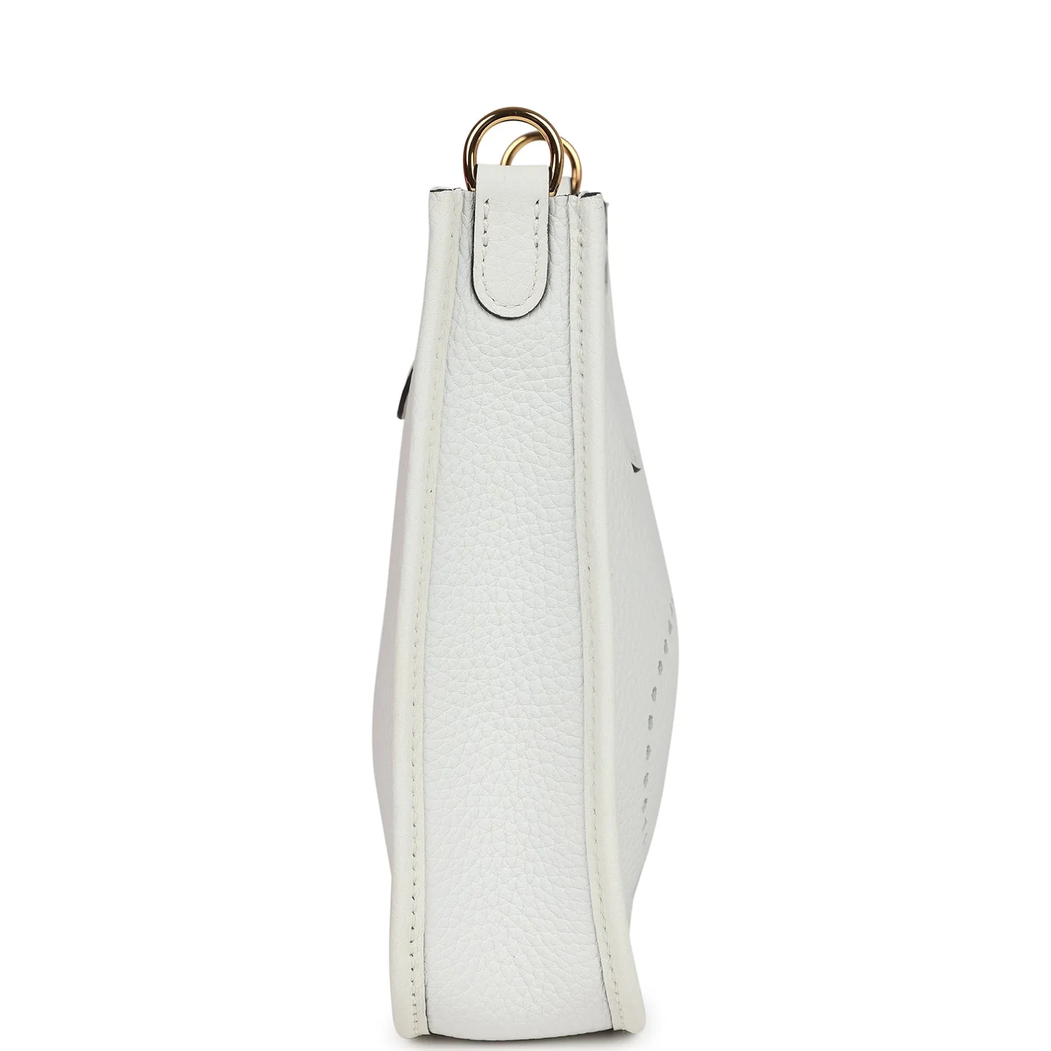Hermes Evelyne TPM New White Clemence Gold Hardware - Image 3