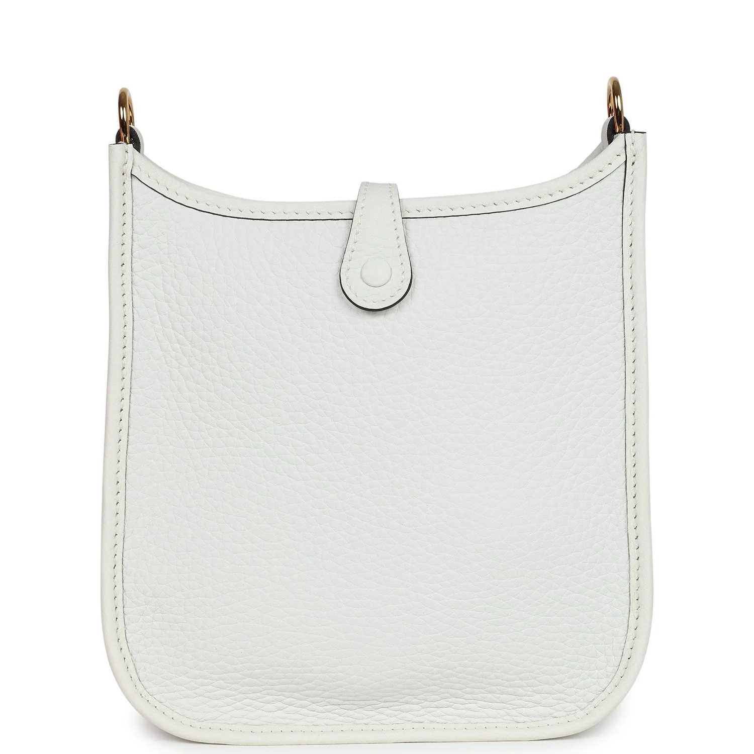 Hermes Evelyne TPM New White Clemence Gold Hardware - Image 4
