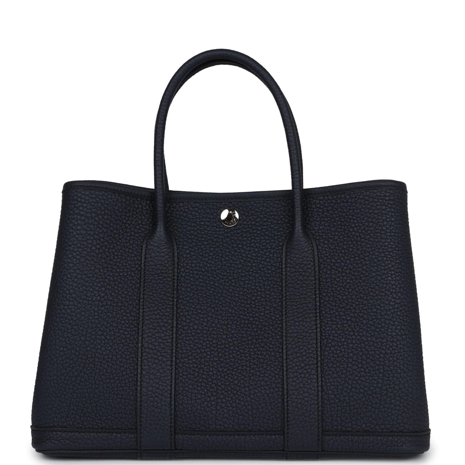 Hermes Garden Party 30 Bleu Nuit Negonda Palladium Hardware - Image 4