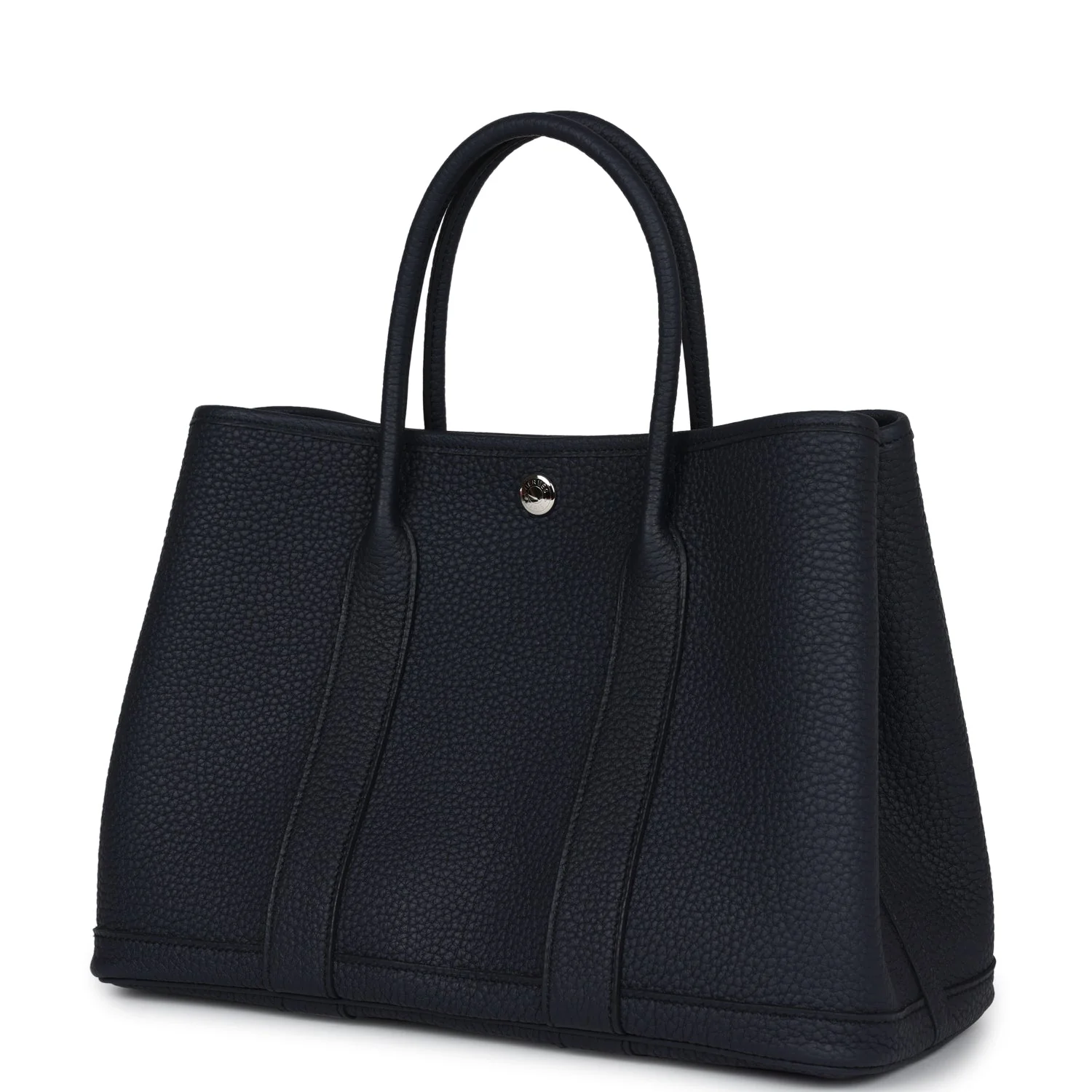 Hermes Garden Party 30 Bleu Nuit Negonda Palladium Hardware - Image 5