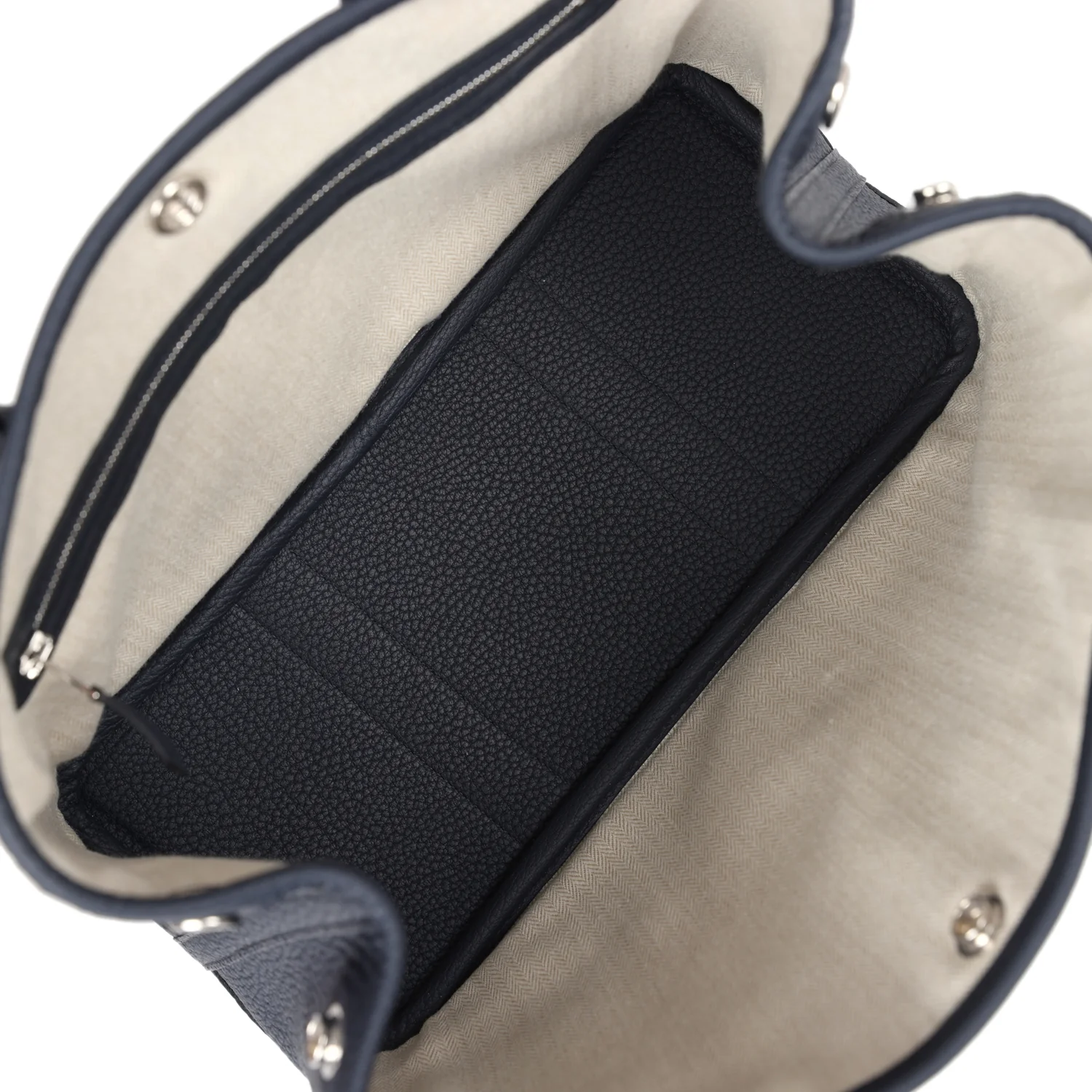 Hermes Garden Party 30 Bleu Nuit Negonda Palladium Hardware - Image 7