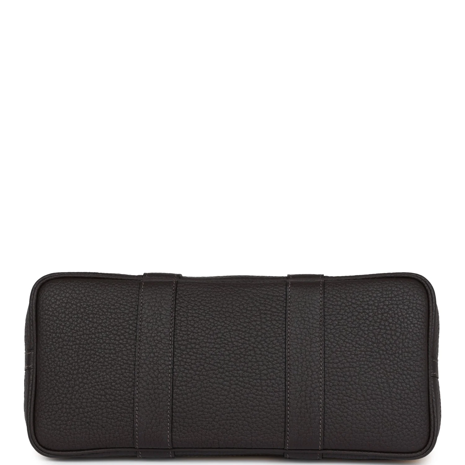 Hermes Garden Party 30 Paille Toile Militaire Canvas and Ebene Negonda Palladium Hardware - Image 6