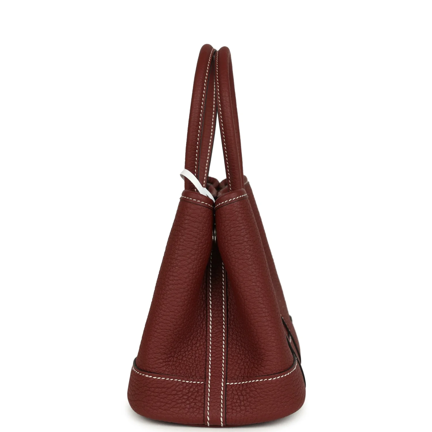 Hermes Garden Party Neo 23 Rouge H Negonda Palladium Hardware - Image 3