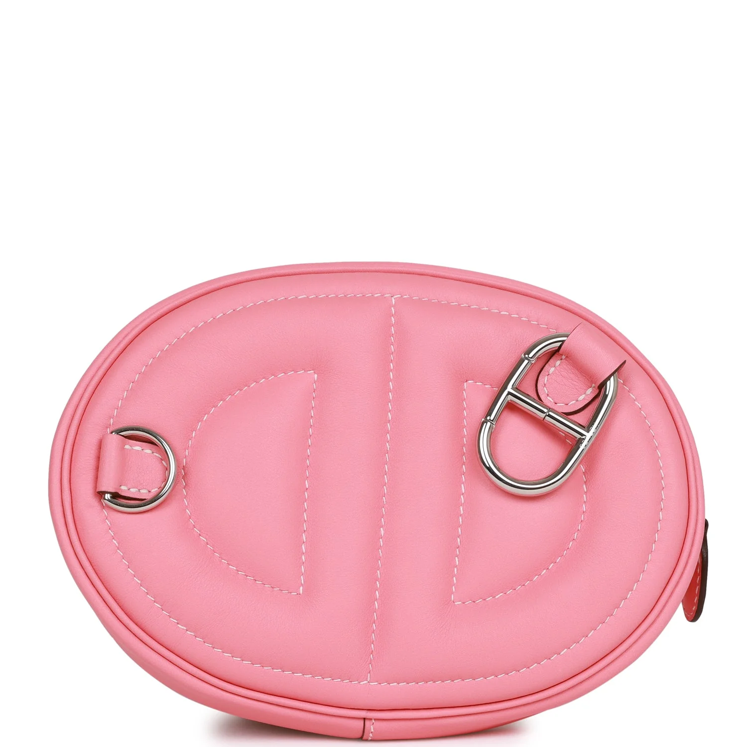 Hermes In-The-Loop Belt Bag Rose D'Ete Verso Swift Palladium Hardware - Image 6