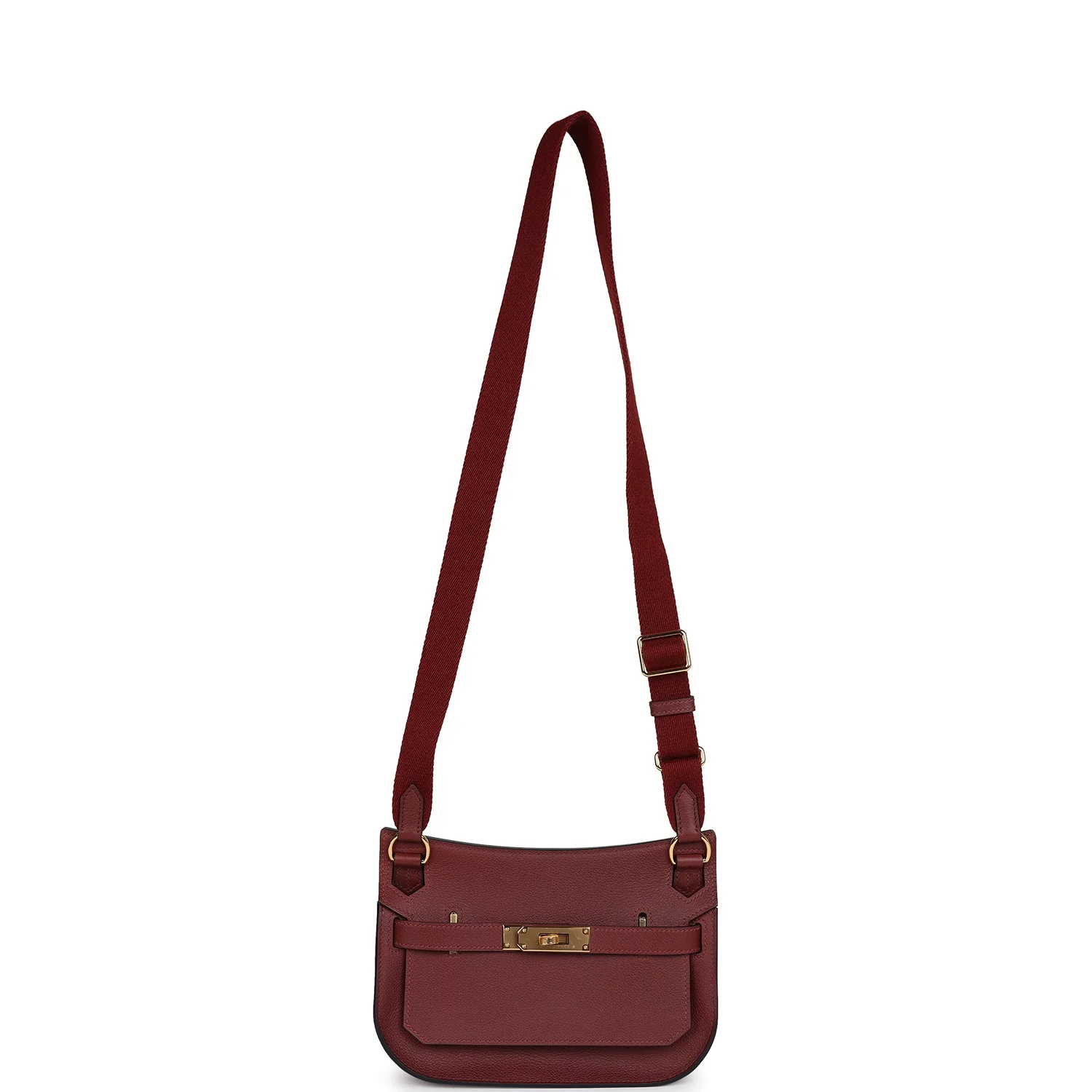 Hermes Jypsiere Mini Rouge H Evercolor Gold Hardware - Image 7