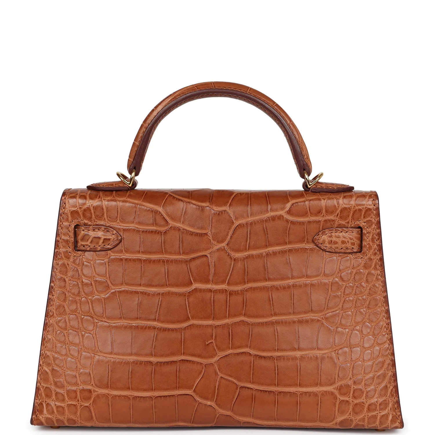 Hermes Kelly Sellier 20 Gold Matte Alligator Gold Hardware - Image 4